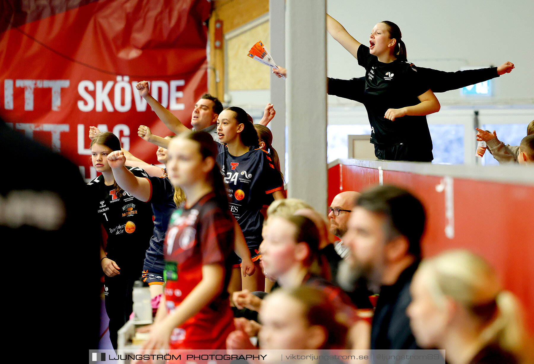 USM F14 Steg 3A Skövde HF Vit-Kristianstad HK 17-18,dam,Skövde Idrottshall,Skövde,Sverige,Ungdoms-SM,Handboll,2024,329542