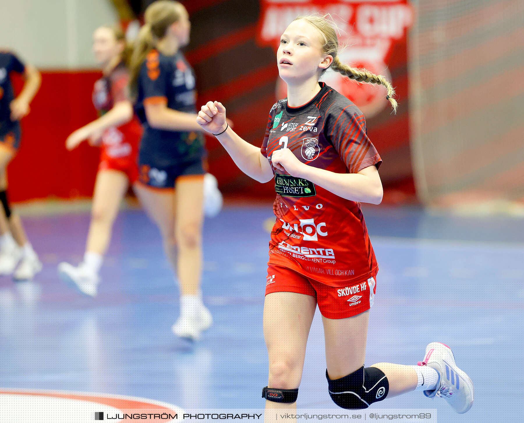USM F14 Steg 3A Skövde HF Vit-Kristianstad HK 17-18,dam,Skövde Idrottshall,Skövde,Sverige,Ungdoms-SM,Handboll,2024,329558