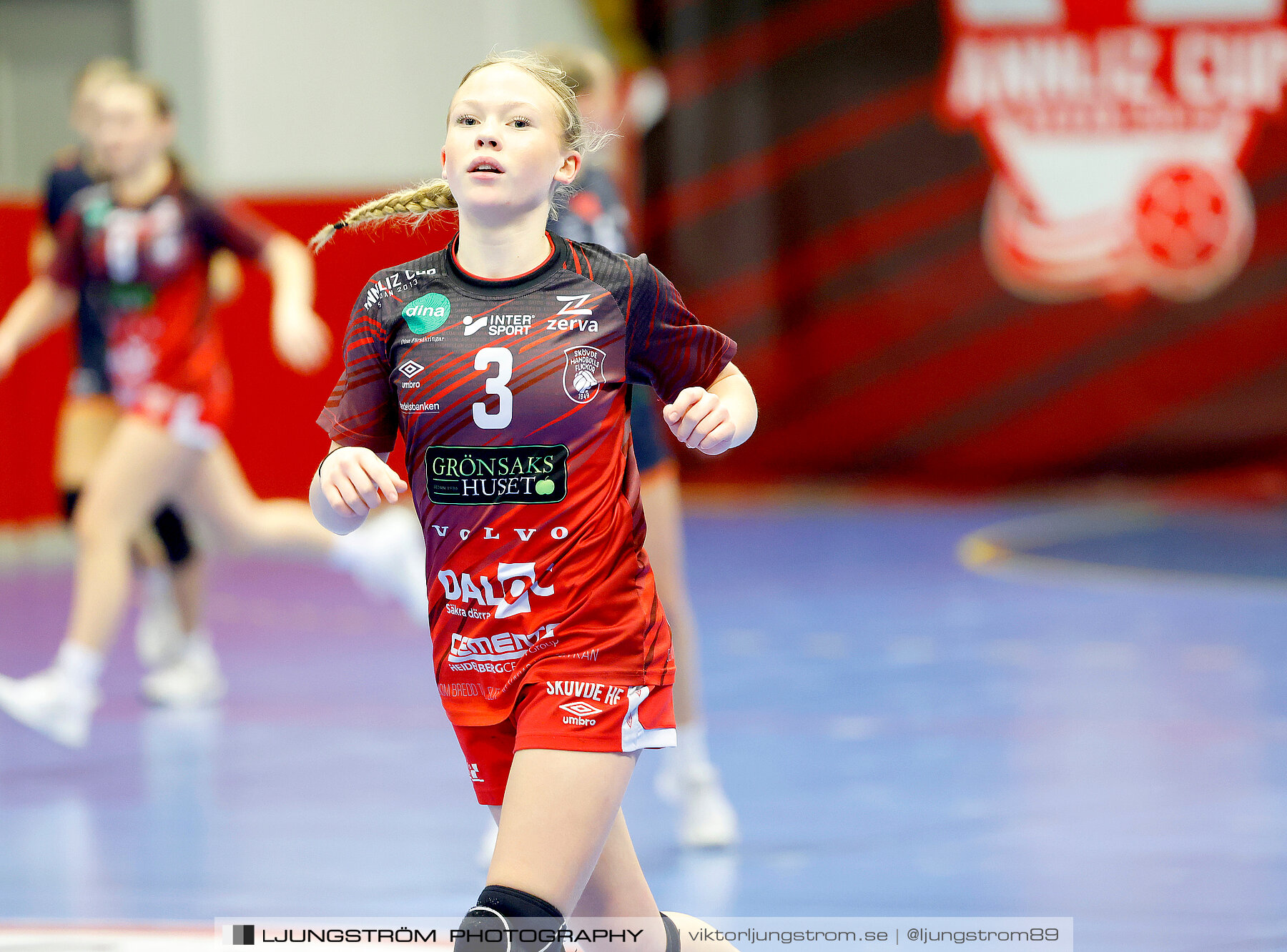 USM F14 Steg 3A Skövde HF Vit-Kristianstad HK 17-18,dam,Skövde Idrottshall,Skövde,Sverige,Ungdoms-SM,Handboll,2024,329560