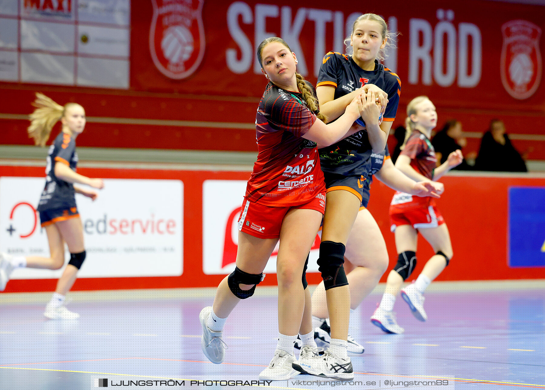 USM F14 Steg 3A Skövde HF Vit-Kristianstad HK 17-18,dam,Skövde Idrottshall,Skövde,Sverige,Ungdoms-SM,Handboll,2024,329583