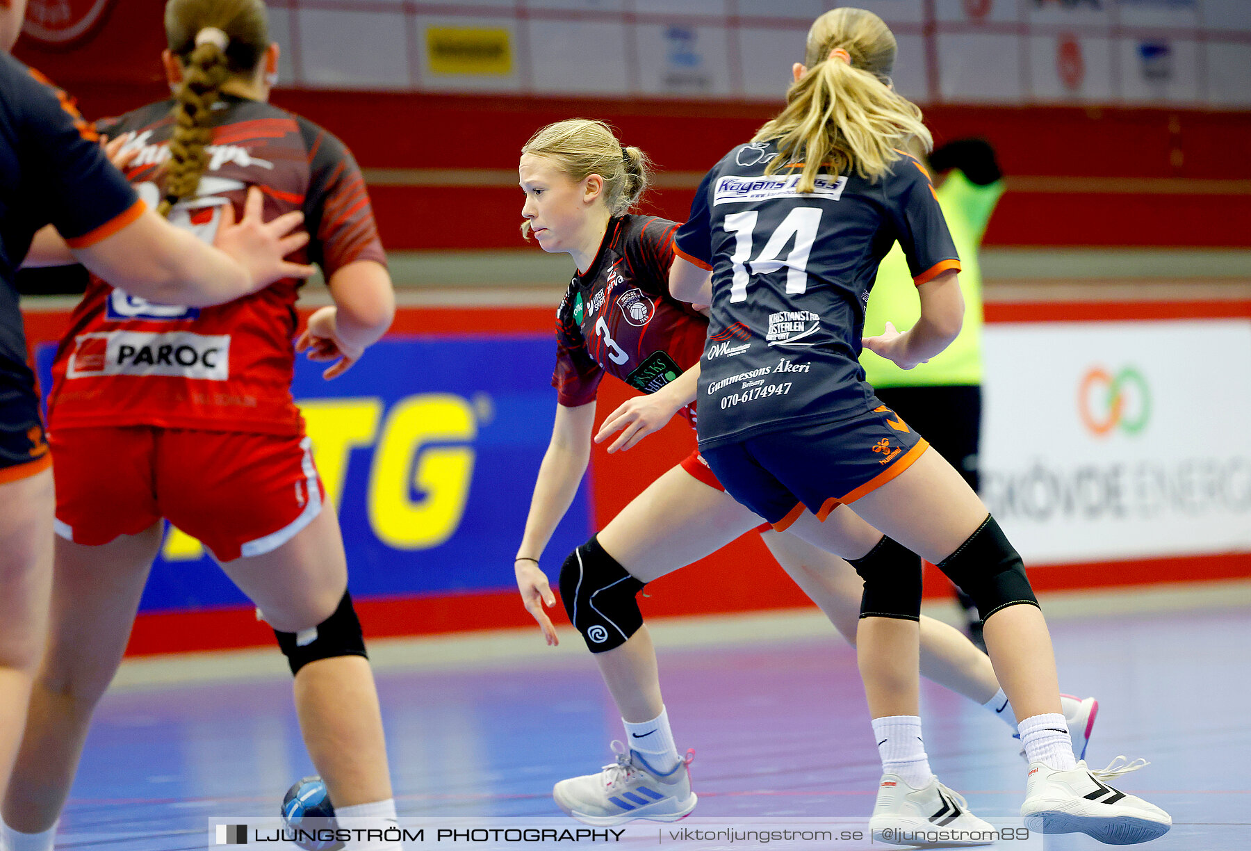 USM F14 Steg 3A Skövde HF Vit-Kristianstad HK 17-18,dam,Skövde Idrottshall,Skövde,Sverige,Ungdoms-SM,Handboll,2024,329592