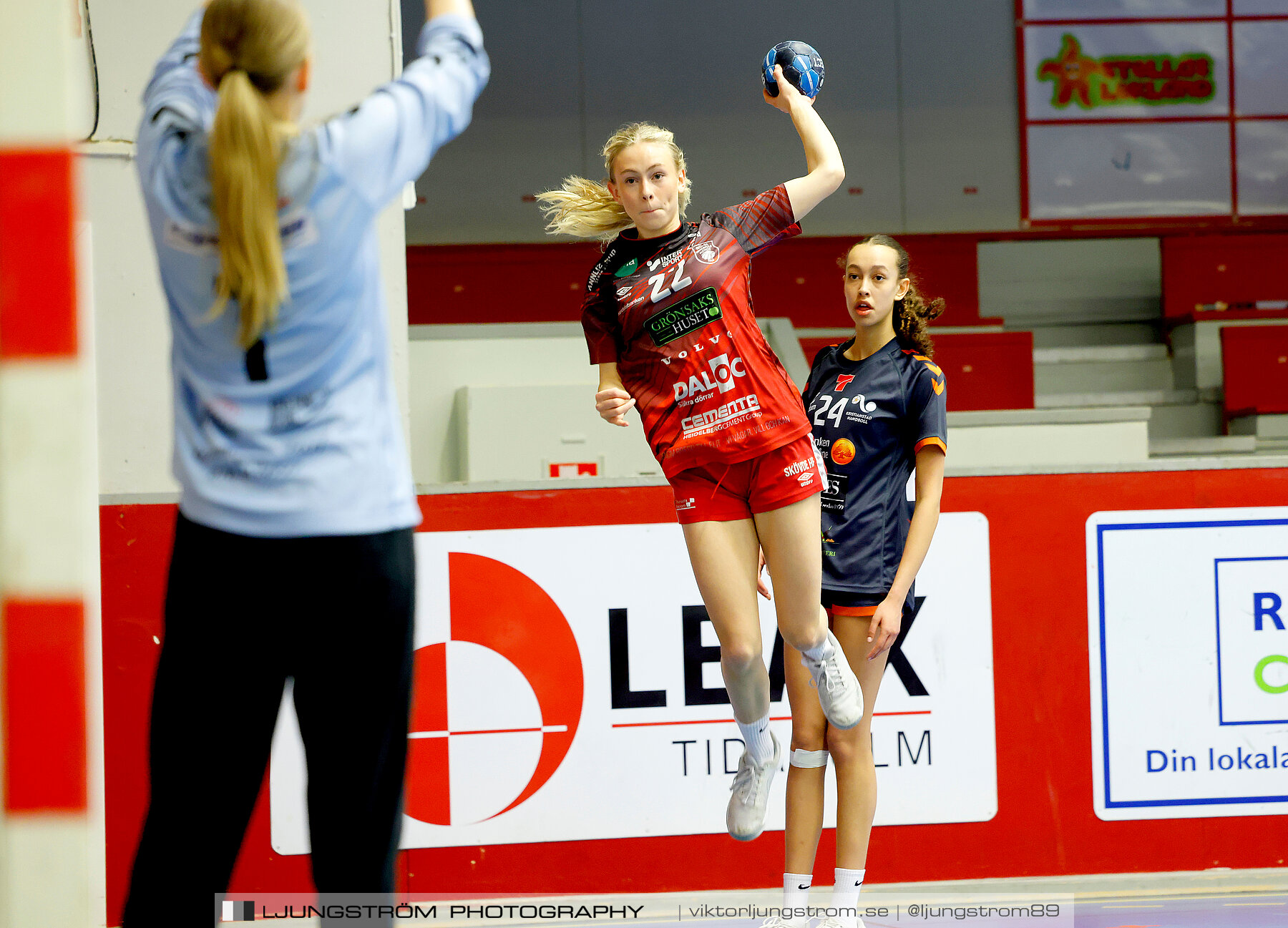 USM F14 Steg 3A Skövde HF Vit-Kristianstad HK 17-18,dam,Skövde Idrottshall,Skövde,Sverige,Ungdoms-SM,Handboll,2024,329675