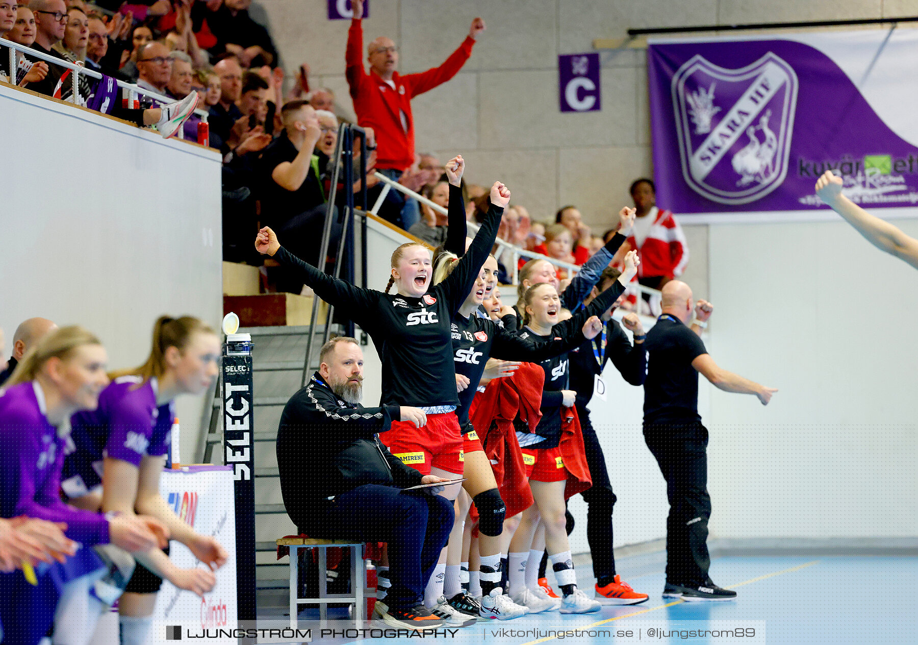 Skara HF-Skövde HF 29-27,dam,Skara Idrottshall,Skara,Sverige,Handboll,,2024,329751