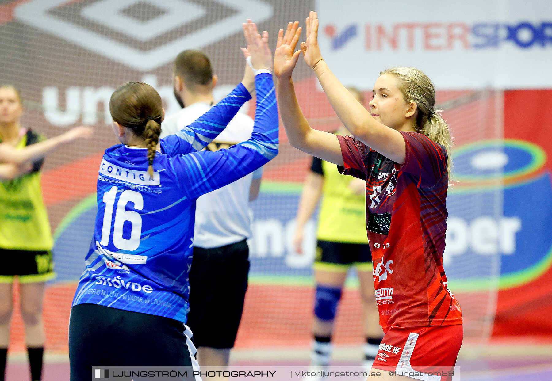 USM F18 Steg 4 Skövde HF-Kärra HF 13-23,dam,Skövde Idrottshall,Skövde,Sverige,Ungdoms-SM,Handboll,2024,331870
