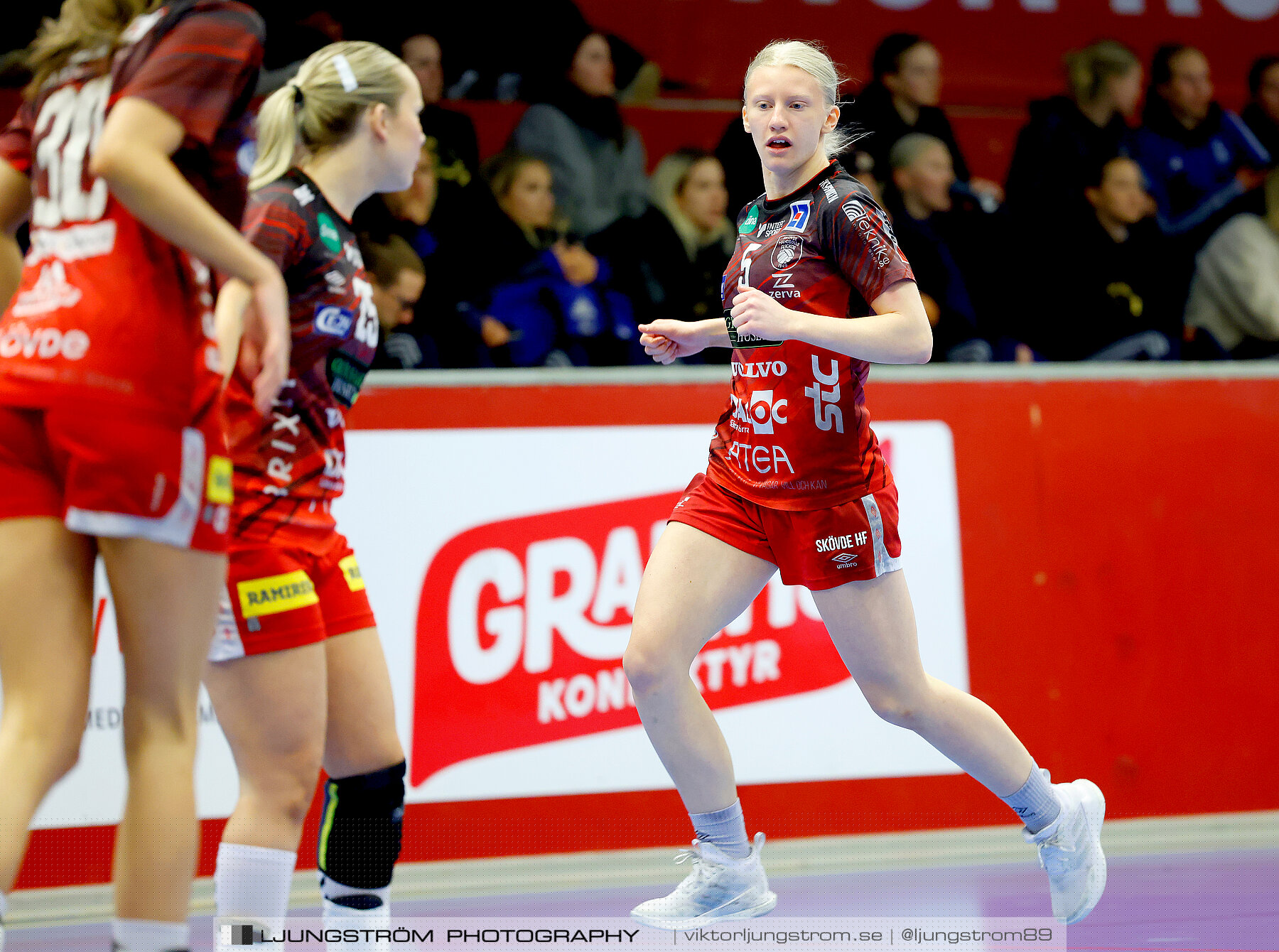 USM F18 Steg 4 Skövde HF-Kärra HF 13-23,dam,Skövde Idrottshall,Skövde,Sverige,Ungdoms-SM,Handboll,2024,331874