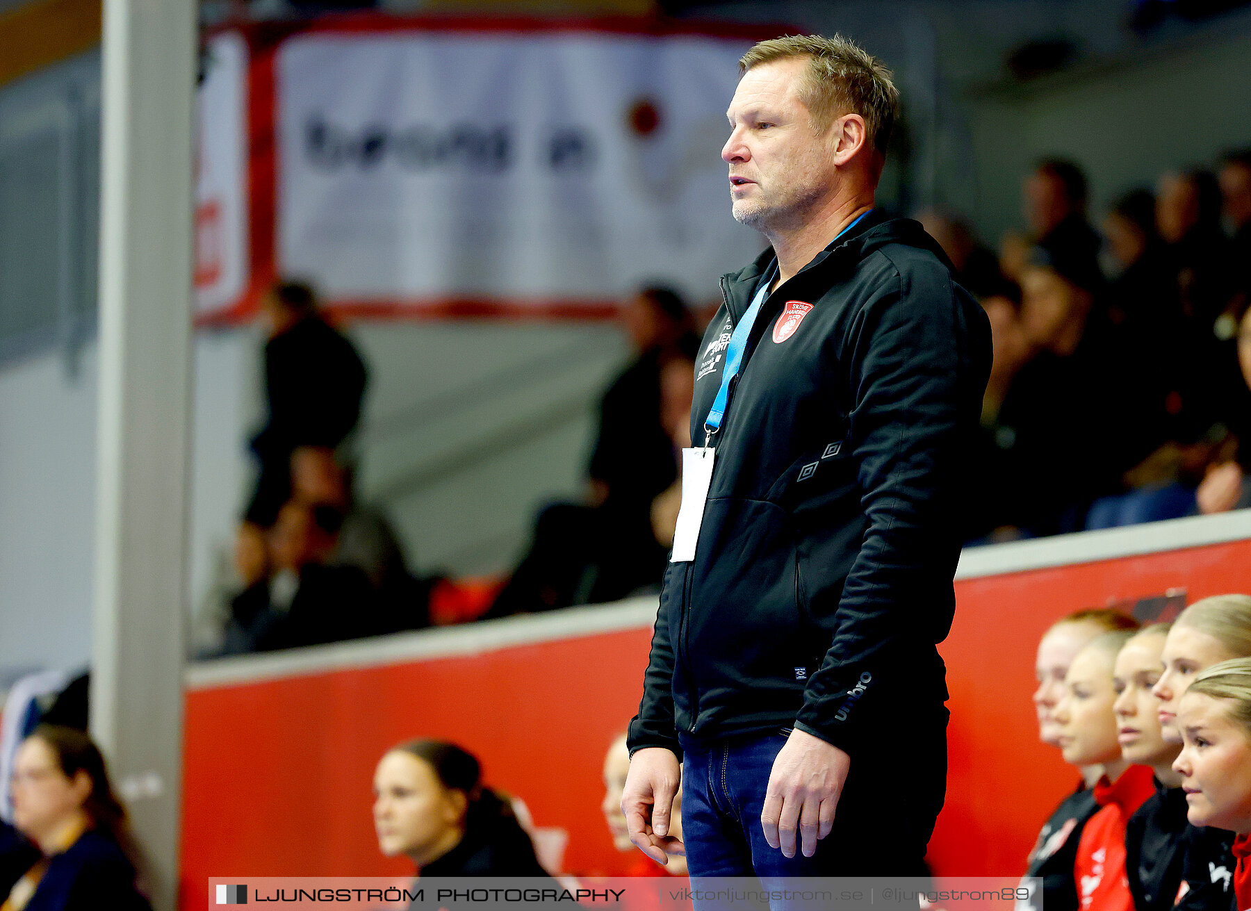 USM F18 Steg 4 Skövde HF-Kärra HF 13-23,dam,Skövde Idrottshall,Skövde,Sverige,Ungdoms-SM,Handboll,2024,331889