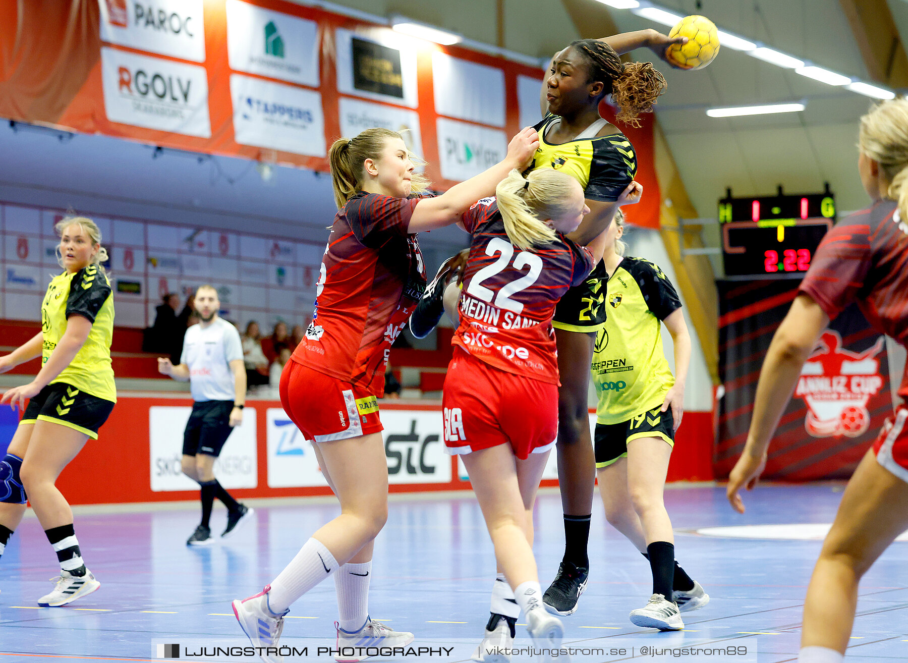USM F18 Steg 4 Skövde HF-Kärra HF 13-23,dam,Skövde Idrottshall,Skövde,Sverige,Ungdoms-SM,Handboll,2024,331893