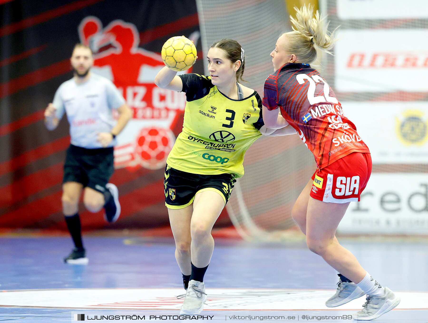 USM F18 Steg 4 Skövde HF-Kärra HF 13-23,dam,Skövde Idrottshall,Skövde,Sverige,Ungdoms-SM,Handboll,2024,331897