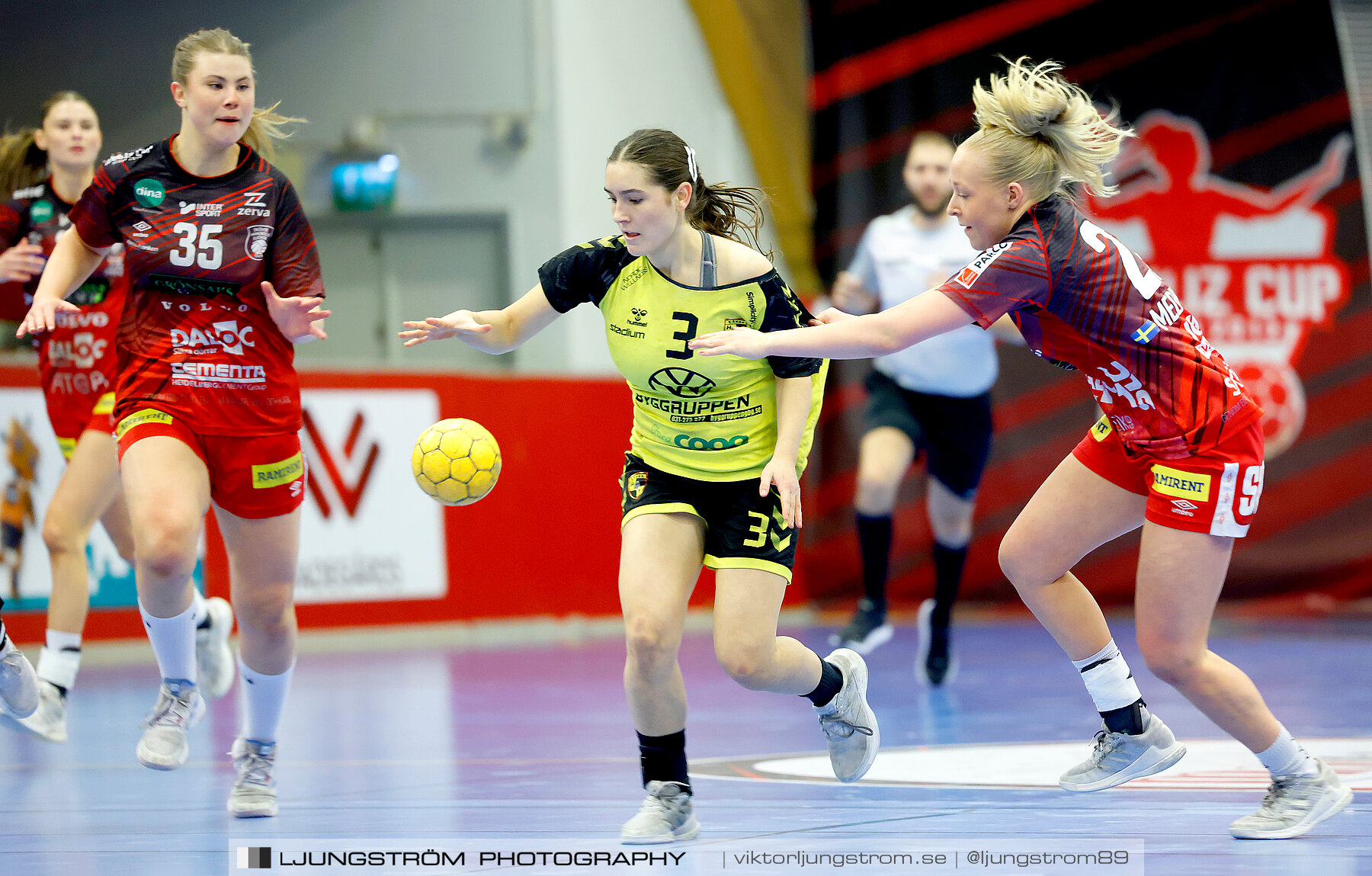 USM F18 Steg 4 Skövde HF-Kärra HF 13-23,dam,Skövde Idrottshall,Skövde,Sverige,Ungdoms-SM,Handboll,2024,331900