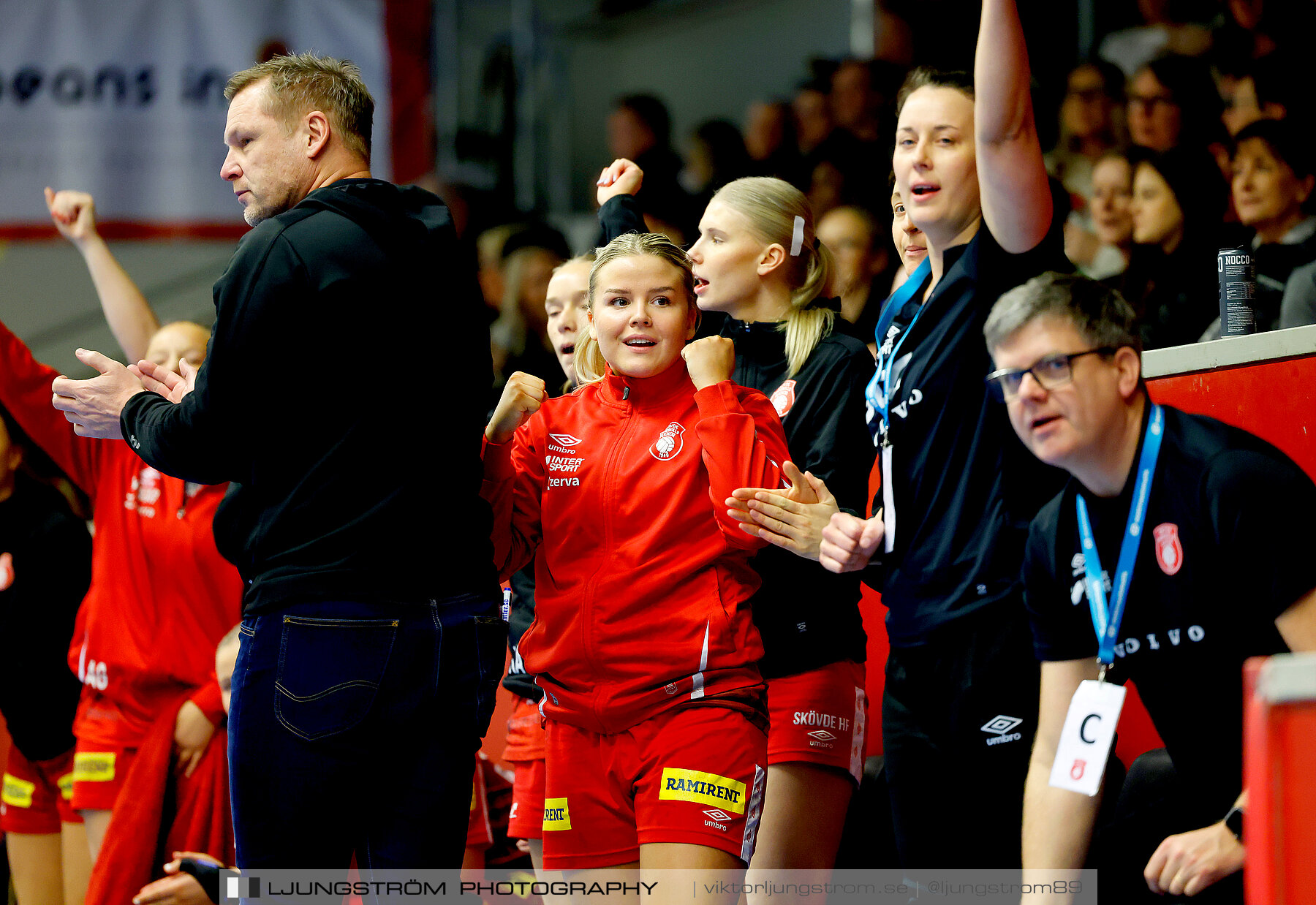 USM F18 Steg 4 Skövde HF-Kärra HF 13-23,dam,Skövde Idrottshall,Skövde,Sverige,Ungdoms-SM,Handboll,2024,331911