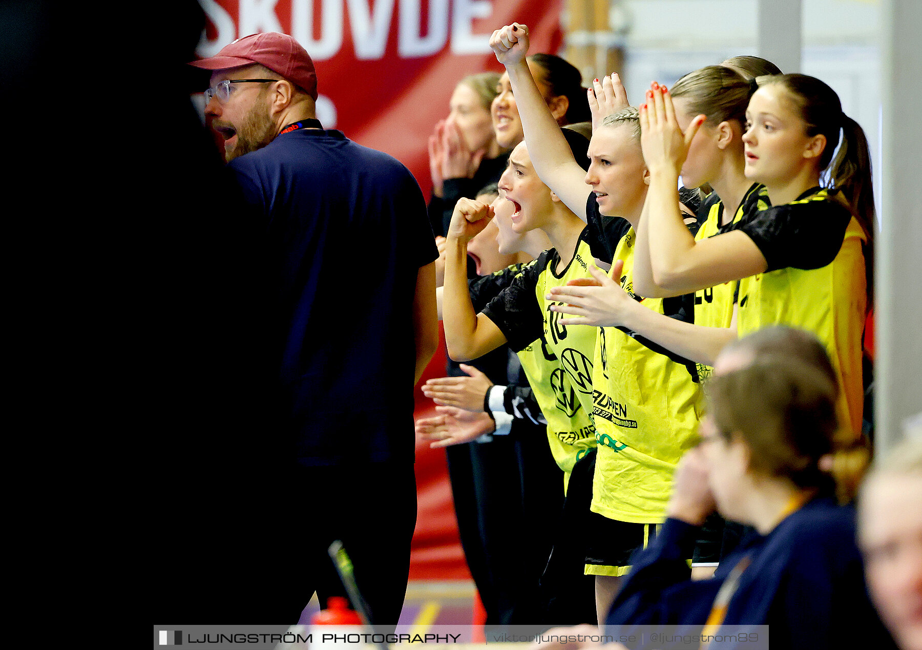 USM F18 Steg 4 Skövde HF-Kärra HF 13-23,dam,Skövde Idrottshall,Skövde,Sverige,Ungdoms-SM,Handboll,2024,331946