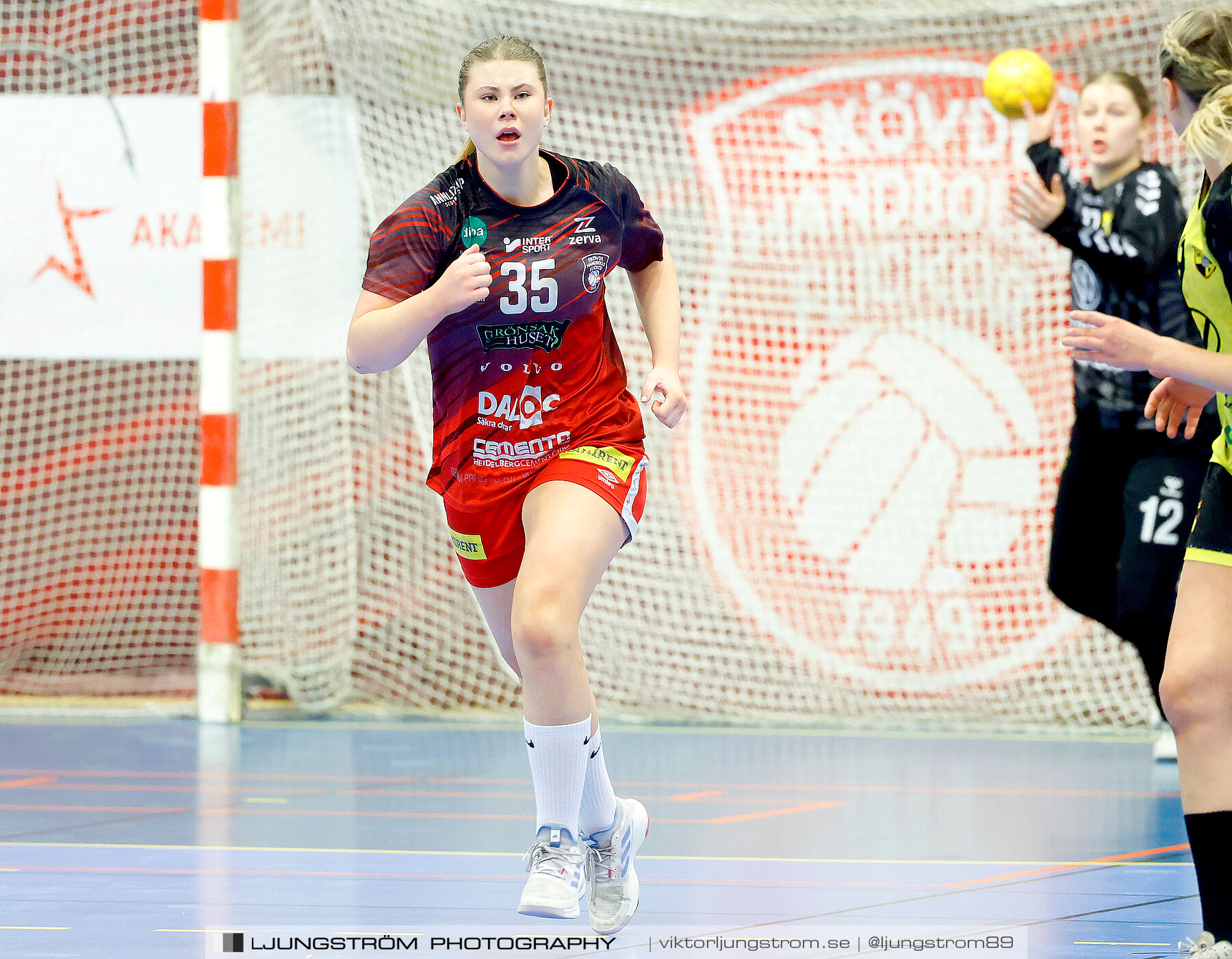 USM F18 Steg 4 Skövde HF-Kärra HF 13-23,dam,Skövde Idrottshall,Skövde,Sverige,Ungdoms-SM,Handboll,2024,331953