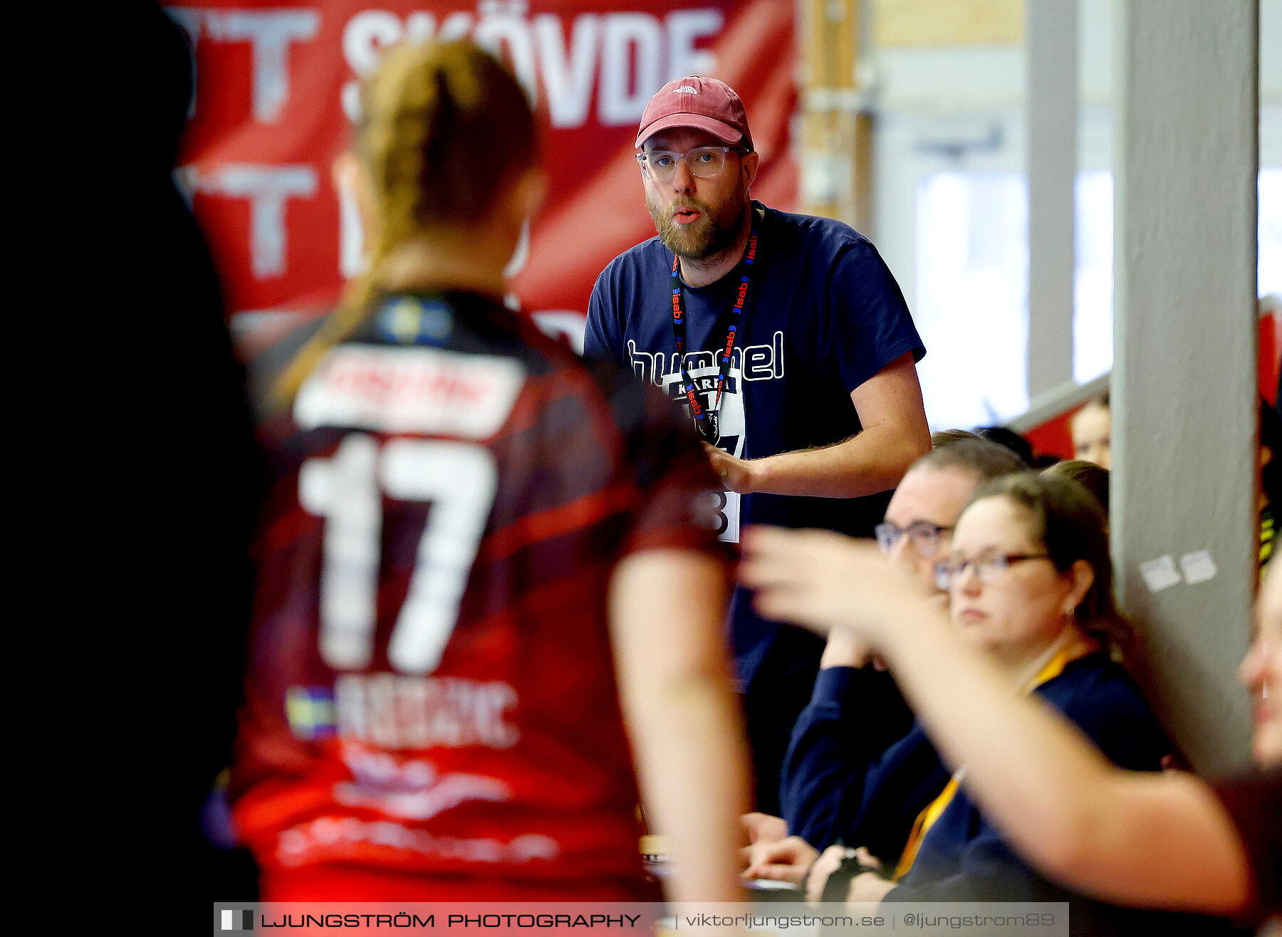 USM F18 Steg 4 Skövde HF-Kärra HF 13-23,dam,Skövde Idrottshall,Skövde,Sverige,Ungdoms-SM,Handboll,2024,331968