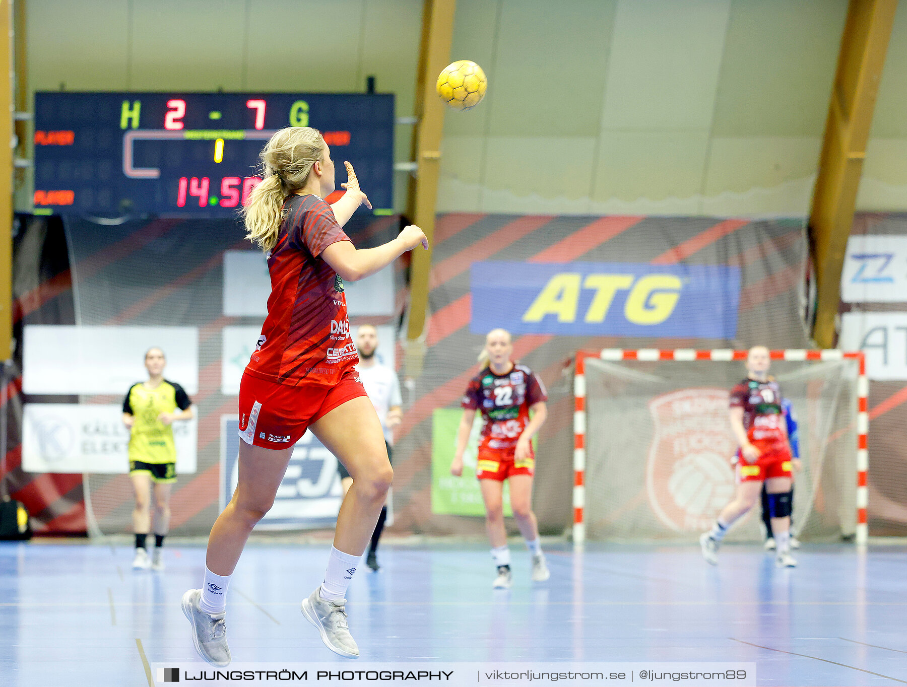 USM F18 Steg 4 Skövde HF-Kärra HF 13-23,dam,Skövde Idrottshall,Skövde,Sverige,Ungdoms-SM,Handboll,2024,332009