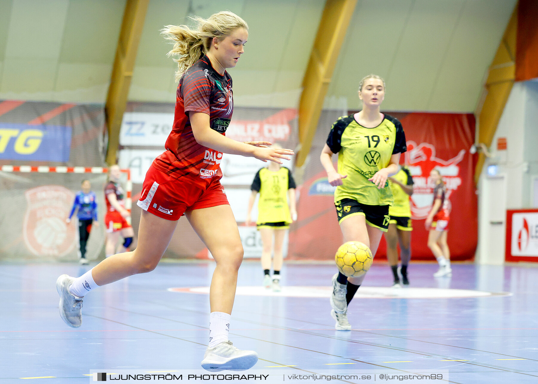 USM F18 Steg 4 Skövde HF-Kärra HF 13-23,dam,Skövde Idrottshall,Skövde,Sverige,Ungdoms-SM,Handboll,2024,332011