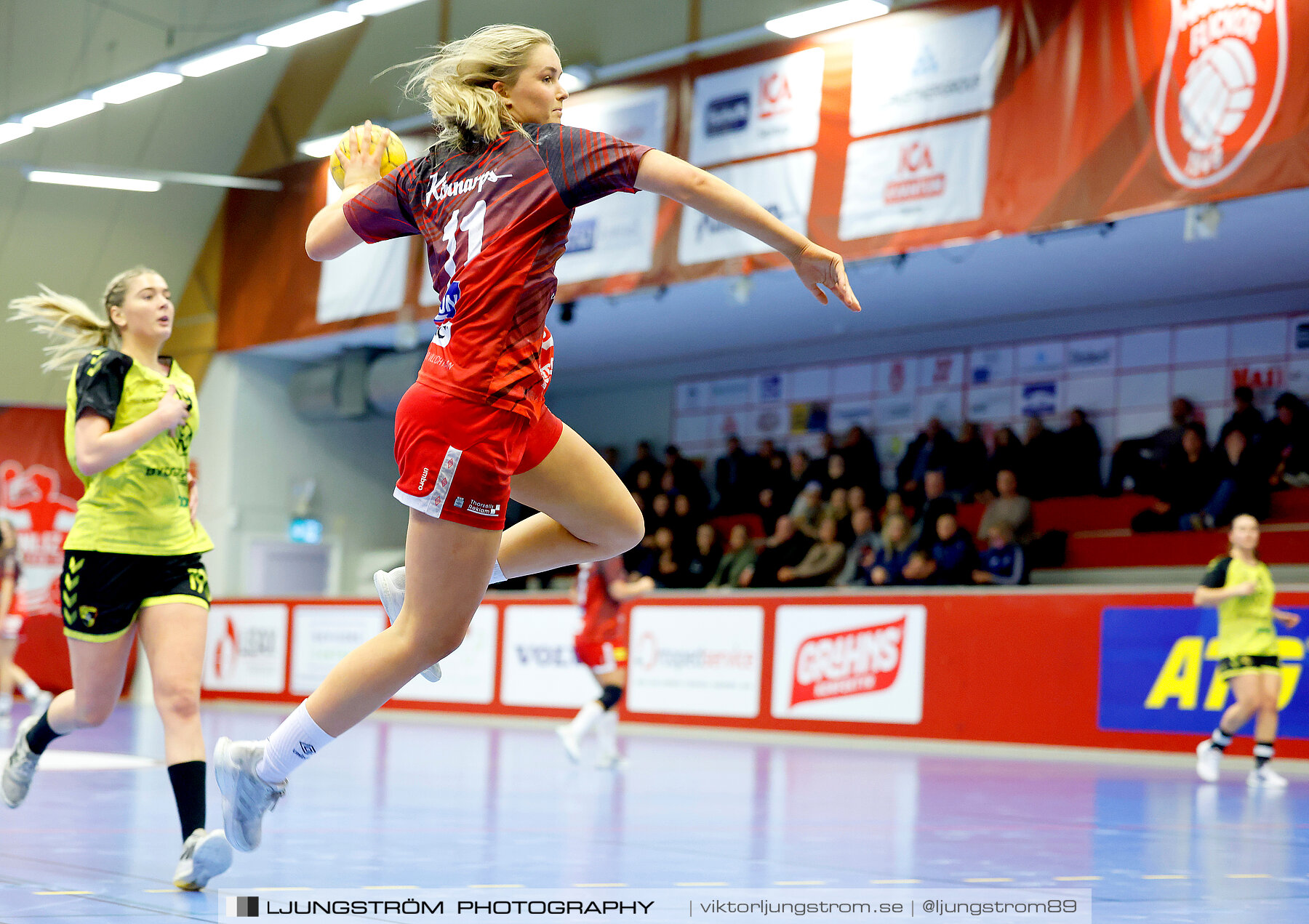 USM F18 Steg 4 Skövde HF-Kärra HF 13-23,dam,Skövde Idrottshall,Skövde,Sverige,Ungdoms-SM,Handboll,2024,332014