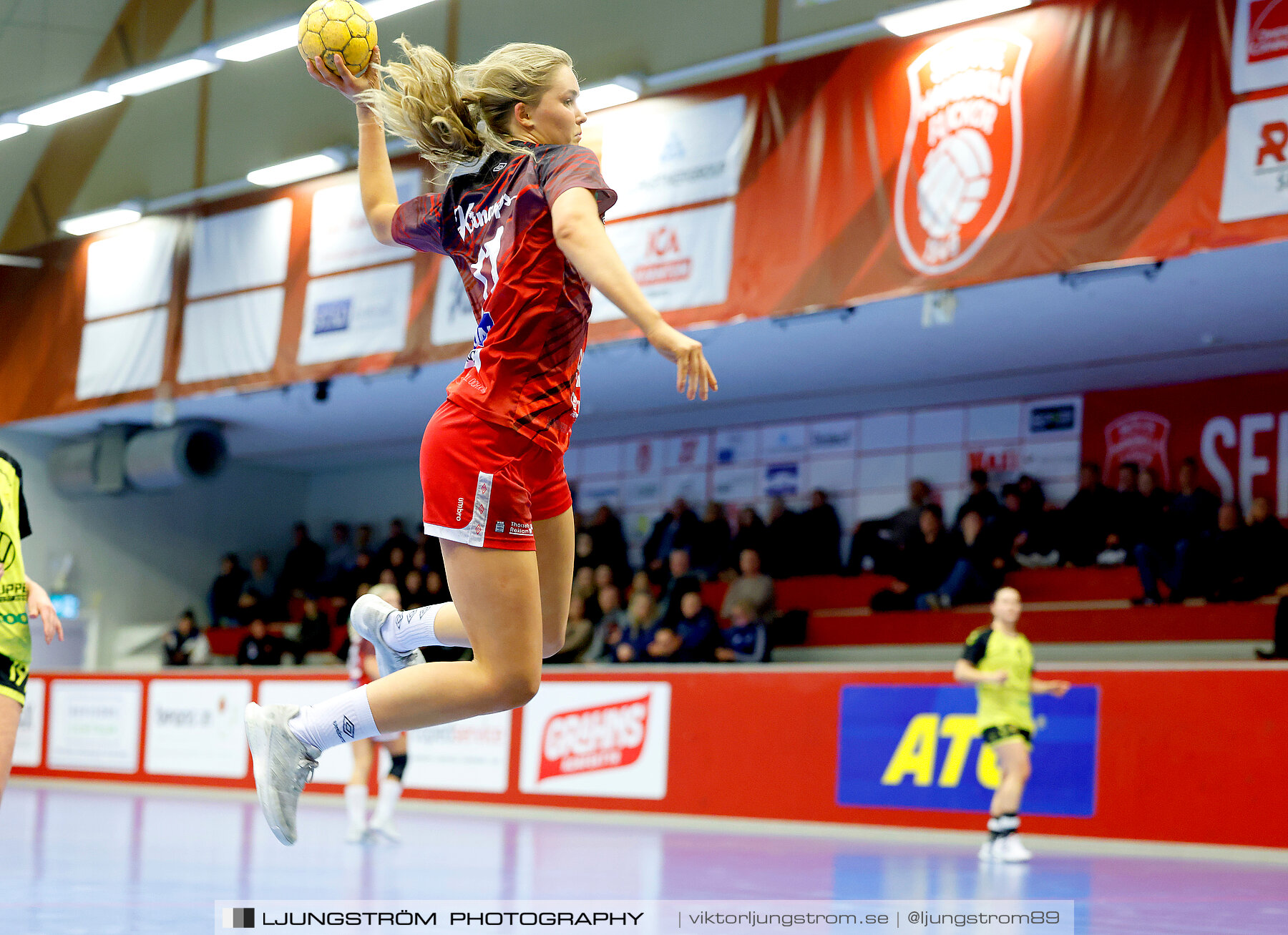 USM F18 Steg 4 Skövde HF-Kärra HF 13-23,dam,Skövde Idrottshall,Skövde,Sverige,Ungdoms-SM,Handboll,2024,332016