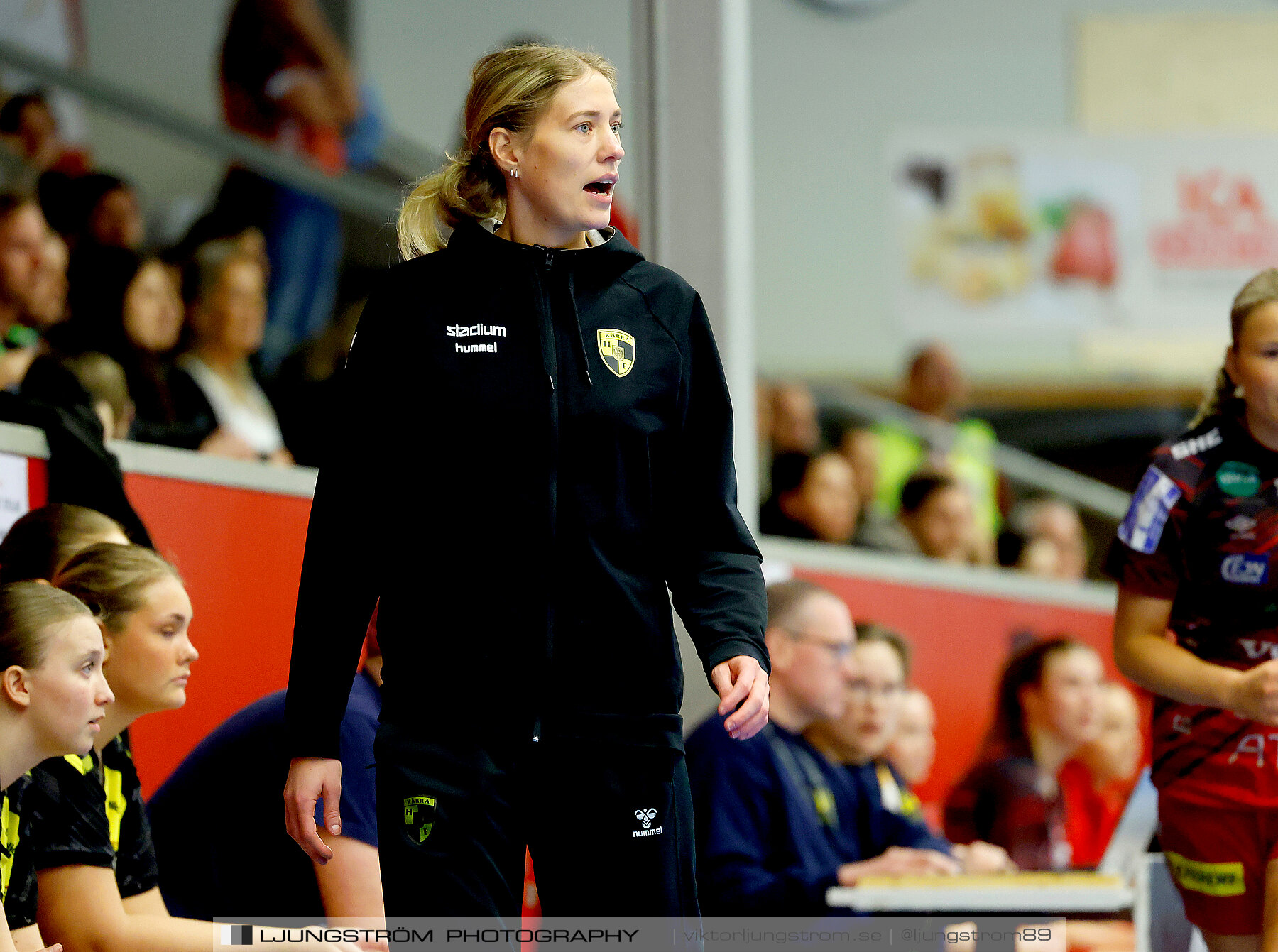 USM F18 Steg 4 Skövde HF-Kärra HF 13-23,dam,Skövde Idrottshall,Skövde,Sverige,Ungdoms-SM,Handboll,2024,332019