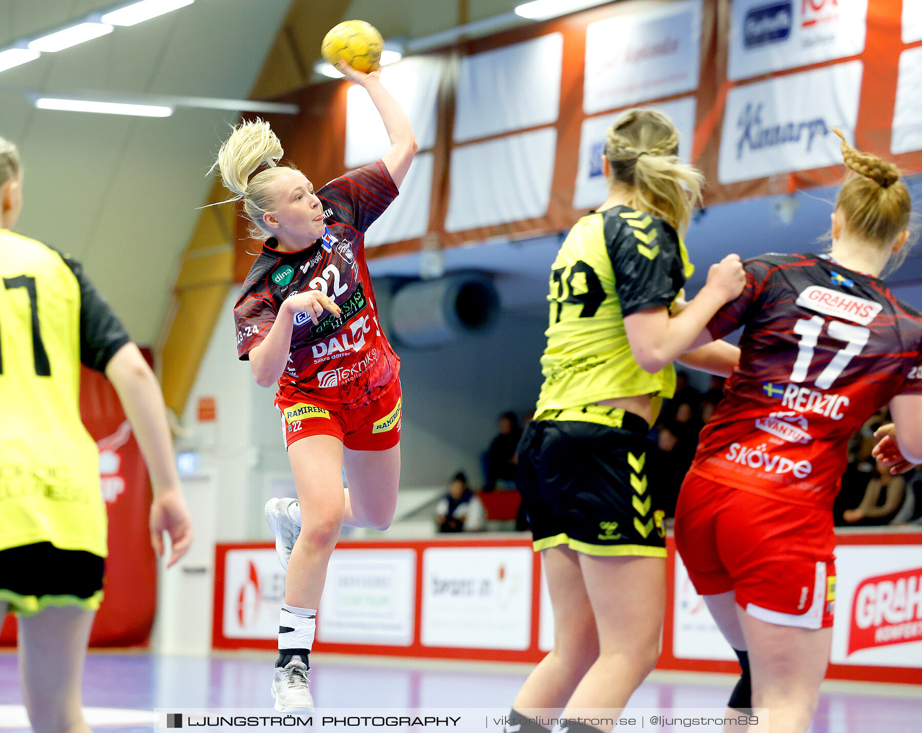 USM F18 Steg 4 Skövde HF-Kärra HF 13-23,dam,Skövde Idrottshall,Skövde,Sverige,Ungdoms-SM,Handboll,2024,332020