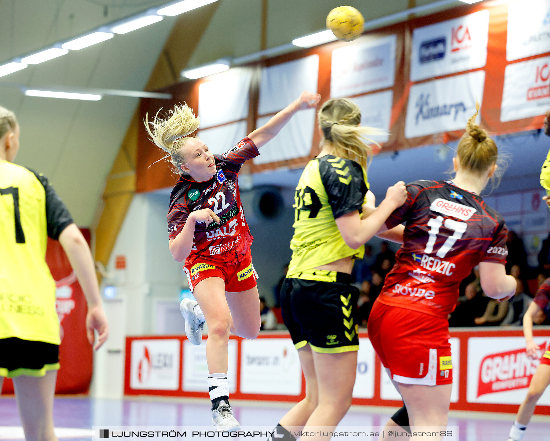 USM F18 Steg 4 Skövde HF-Kärra HF 13-23,dam,Skövde Idrottshall,Skövde,Sverige,Ungdoms-SM,Handboll,2024,332021