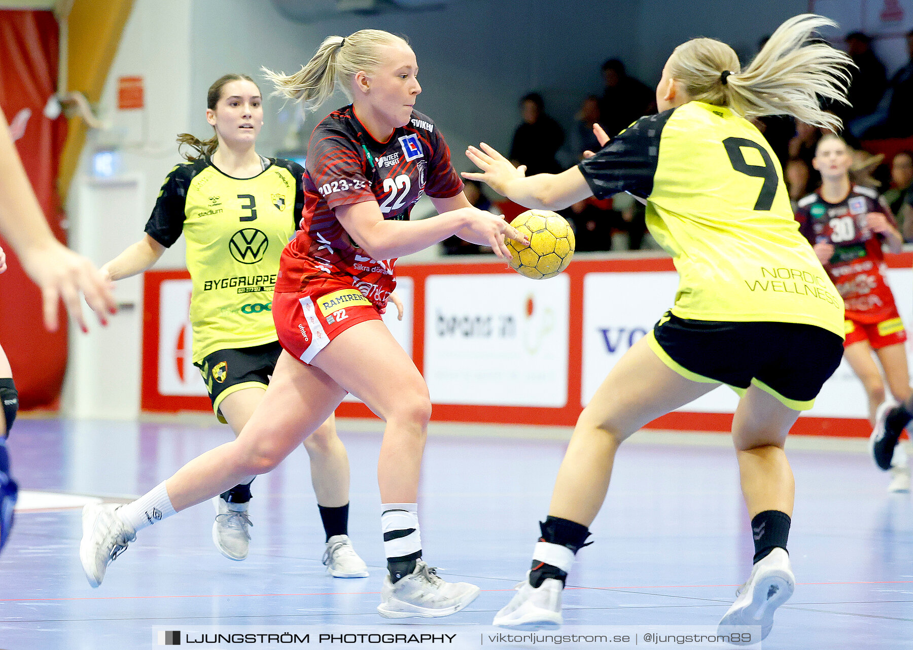 USM F18 Steg 4 Skövde HF-Kärra HF 13-23,dam,Skövde Idrottshall,Skövde,Sverige,Ungdoms-SM,Handboll,2024,332024