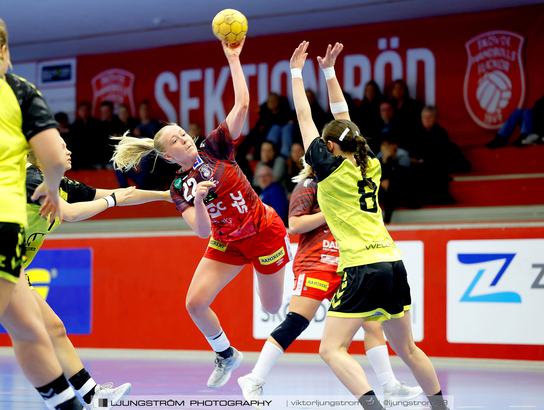 USM F18 Steg 4 Skövde HF-Kärra HF 13-23,dam,Skövde Idrottshall,Skövde,Sverige,Ungdoms-SM,Handboll,2024,332032