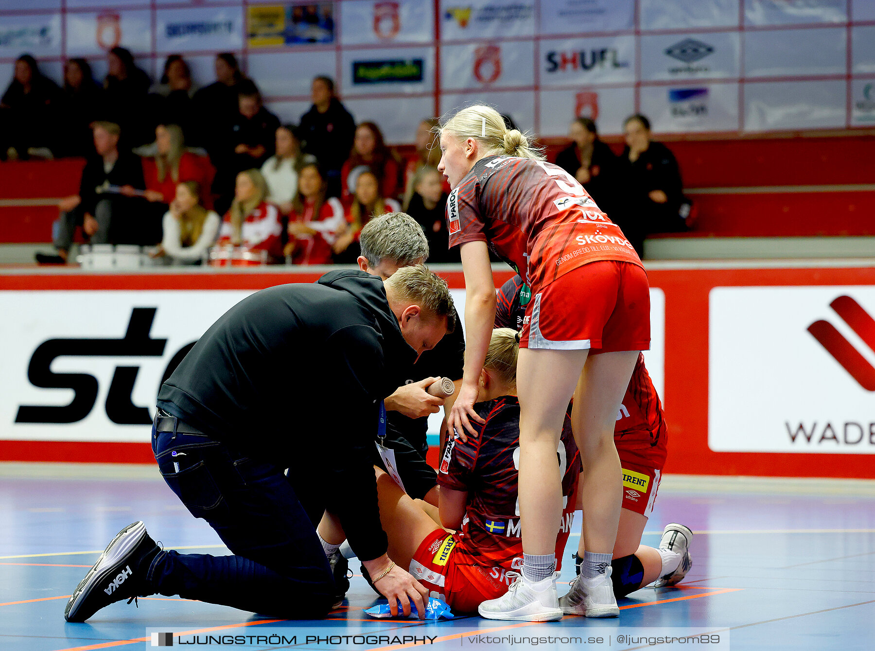 USM F18 Steg 4 Skövde HF-Kärra HF 13-23,dam,Skövde Idrottshall,Skövde,Sverige,Ungdoms-SM,Handboll,2024,332034
