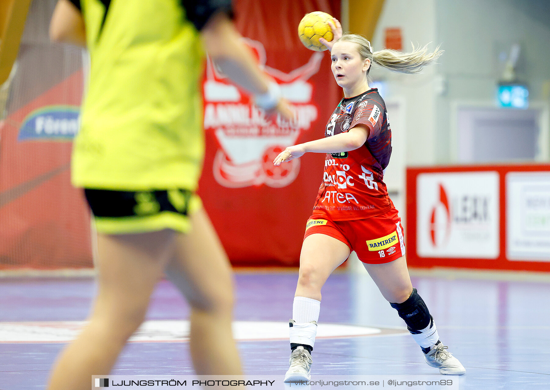 USM F18 Steg 4 Skövde HF-Kärra HF 13-23,dam,Skövde Idrottshall,Skövde,Sverige,Ungdoms-SM,Handboll,2024,332043