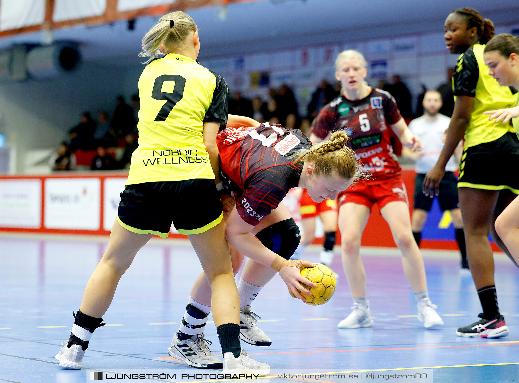 USM F18 Steg 4 Skövde HF-Kärra HF 13-23,dam,Skövde Idrottshall,Skövde,Sverige,Ungdoms-SM,Handboll,2024,332048