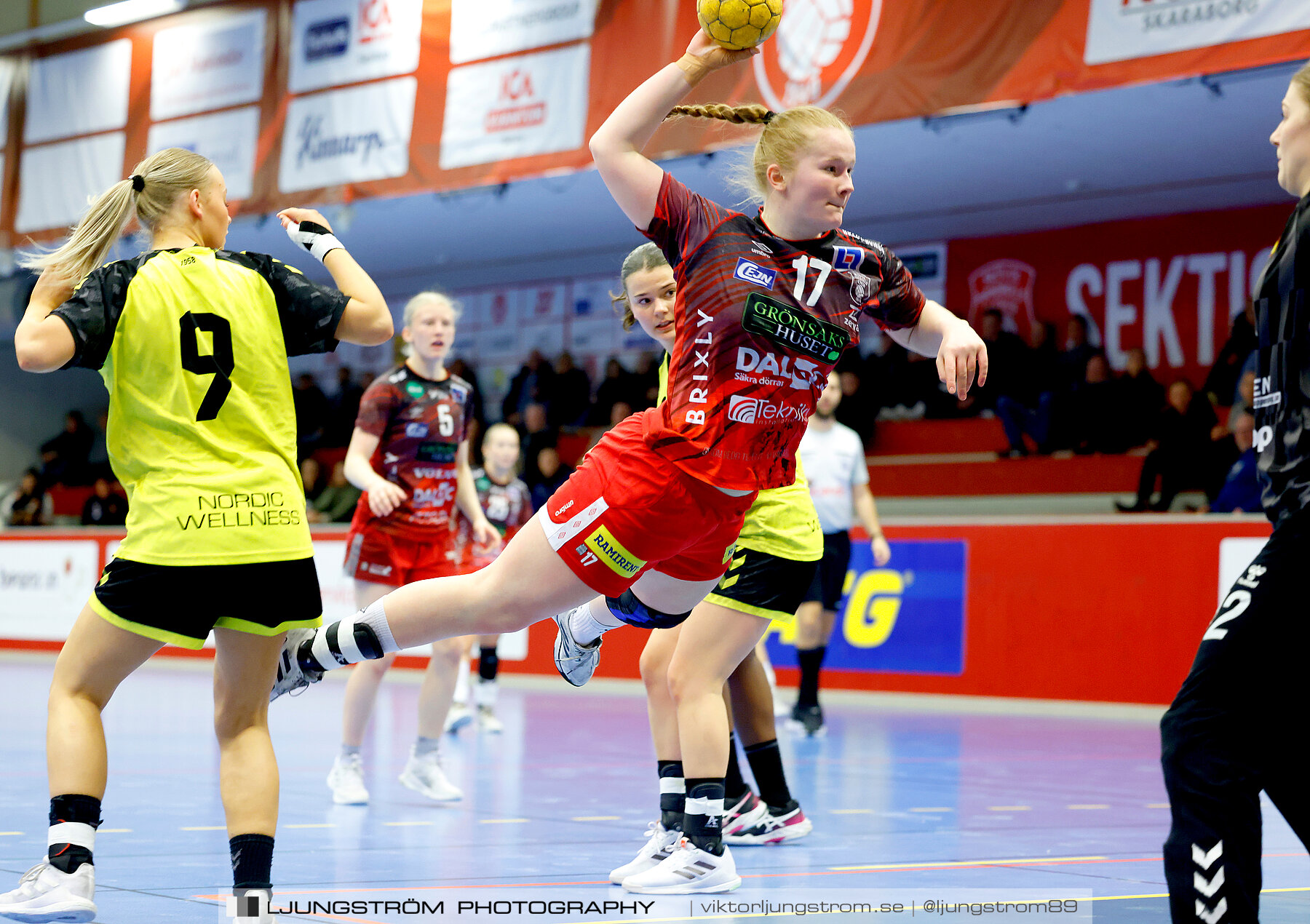 USM F18 Steg 4 Skövde HF-Kärra HF 13-23,dam,Skövde Idrottshall,Skövde,Sverige,Ungdoms-SM,Handboll,2024,332051