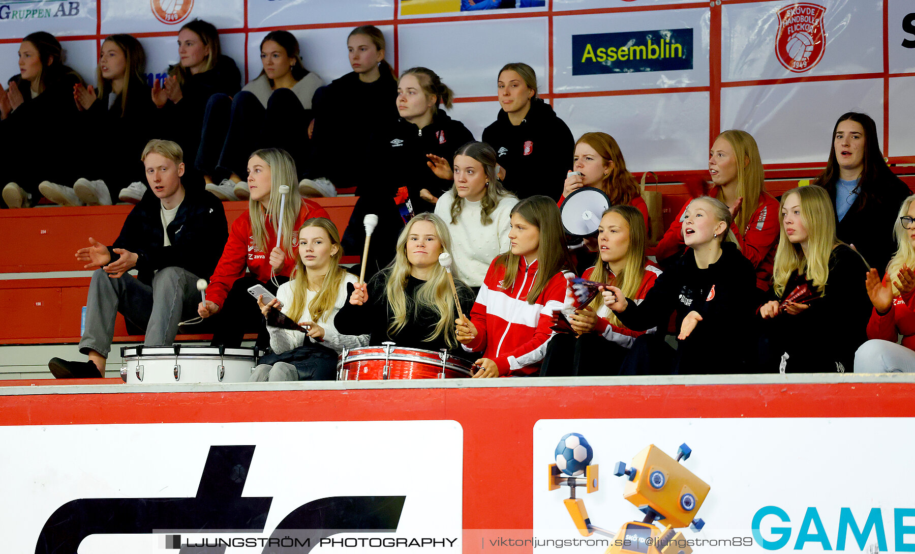 USM F18 Steg 4 Skövde HF-Kärra HF 13-23,dam,Skövde Idrottshall,Skövde,Sverige,Ungdoms-SM,Handboll,2024,332057