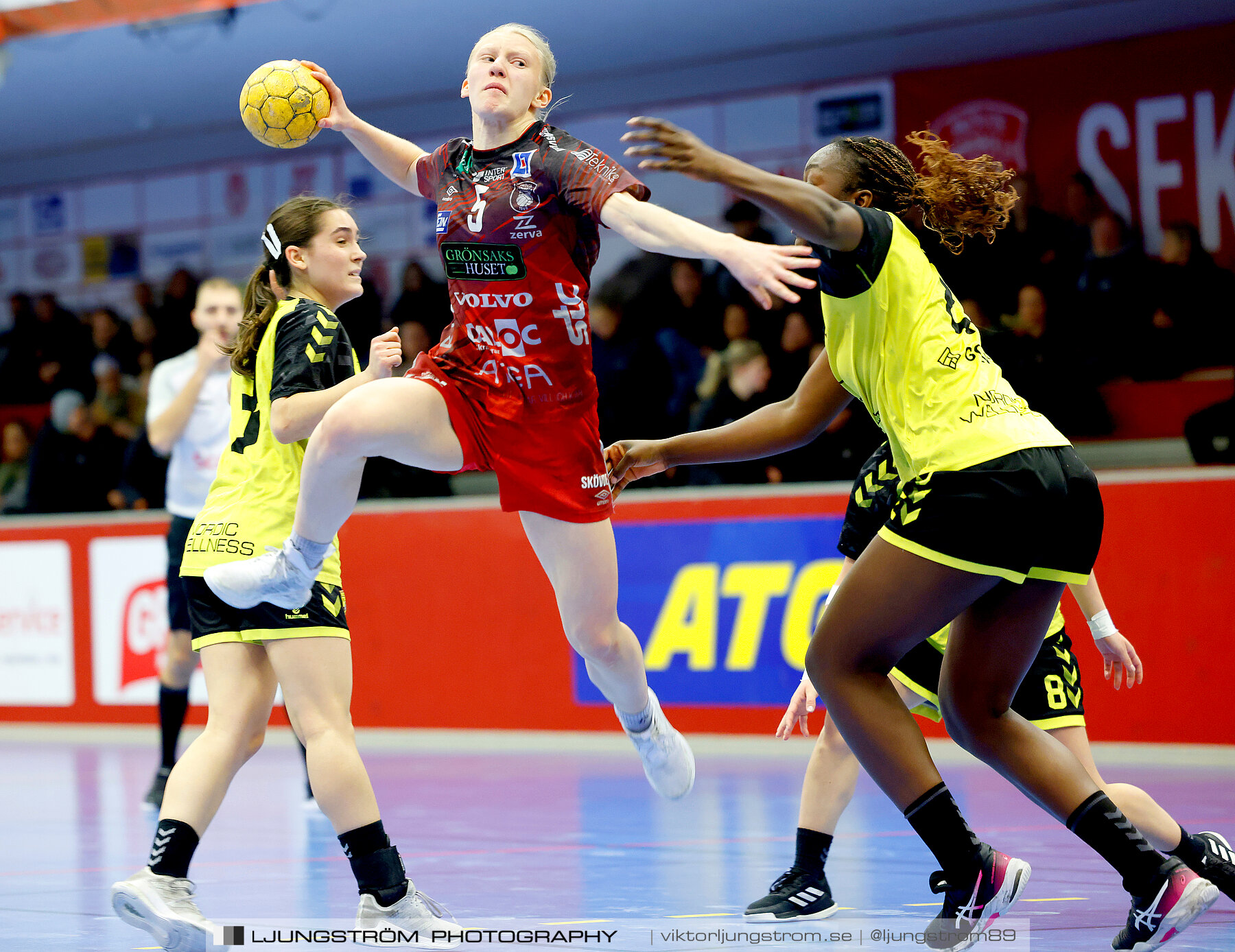 USM F18 Steg 4 Skövde HF-Kärra HF 13-23,dam,Skövde Idrottshall,Skövde,Sverige,Ungdoms-SM,Handboll,2024,332059