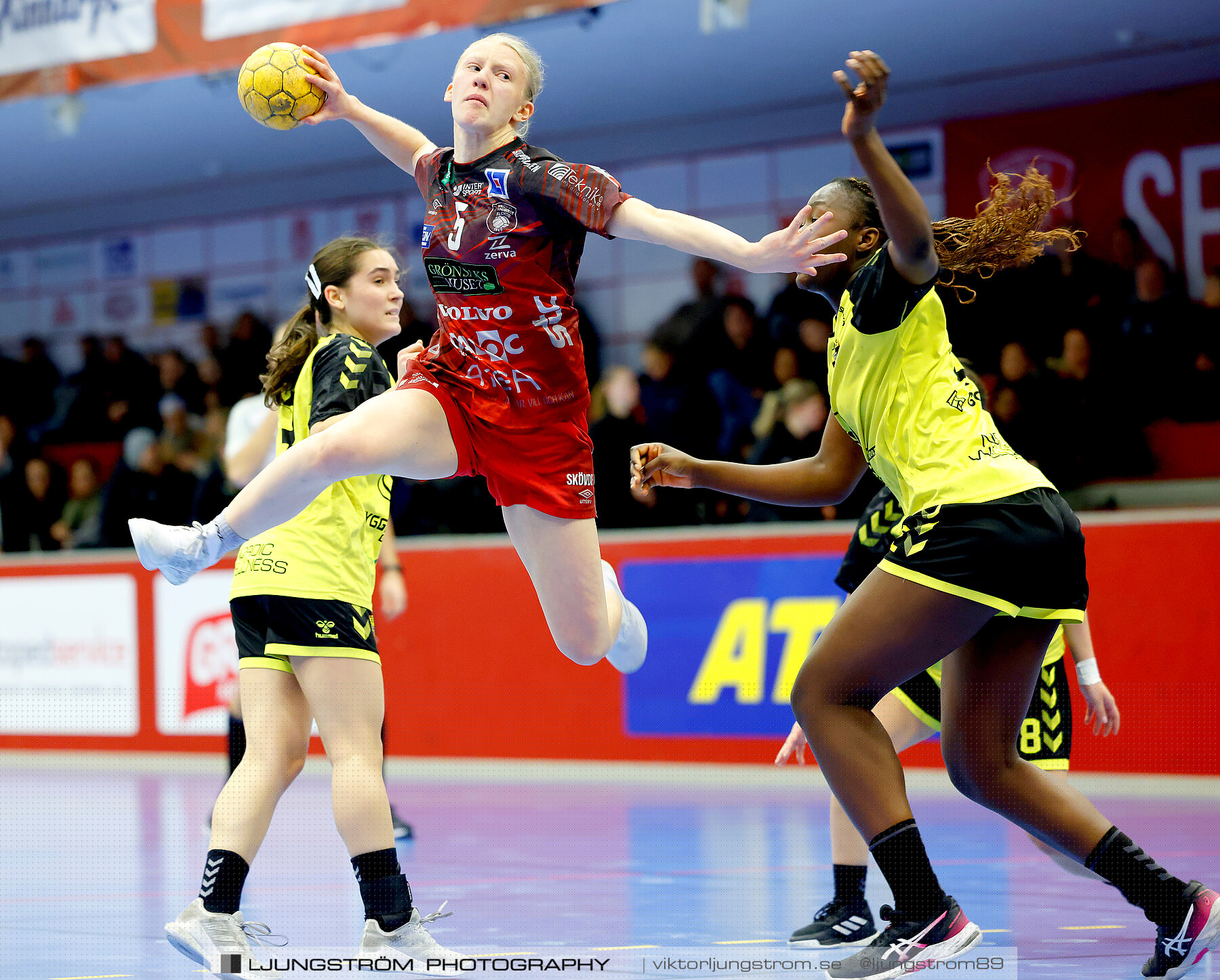USM F18 Steg 4 Skövde HF-Kärra HF 13-23,dam,Skövde Idrottshall,Skövde,Sverige,Ungdoms-SM,Handboll,2024,332060