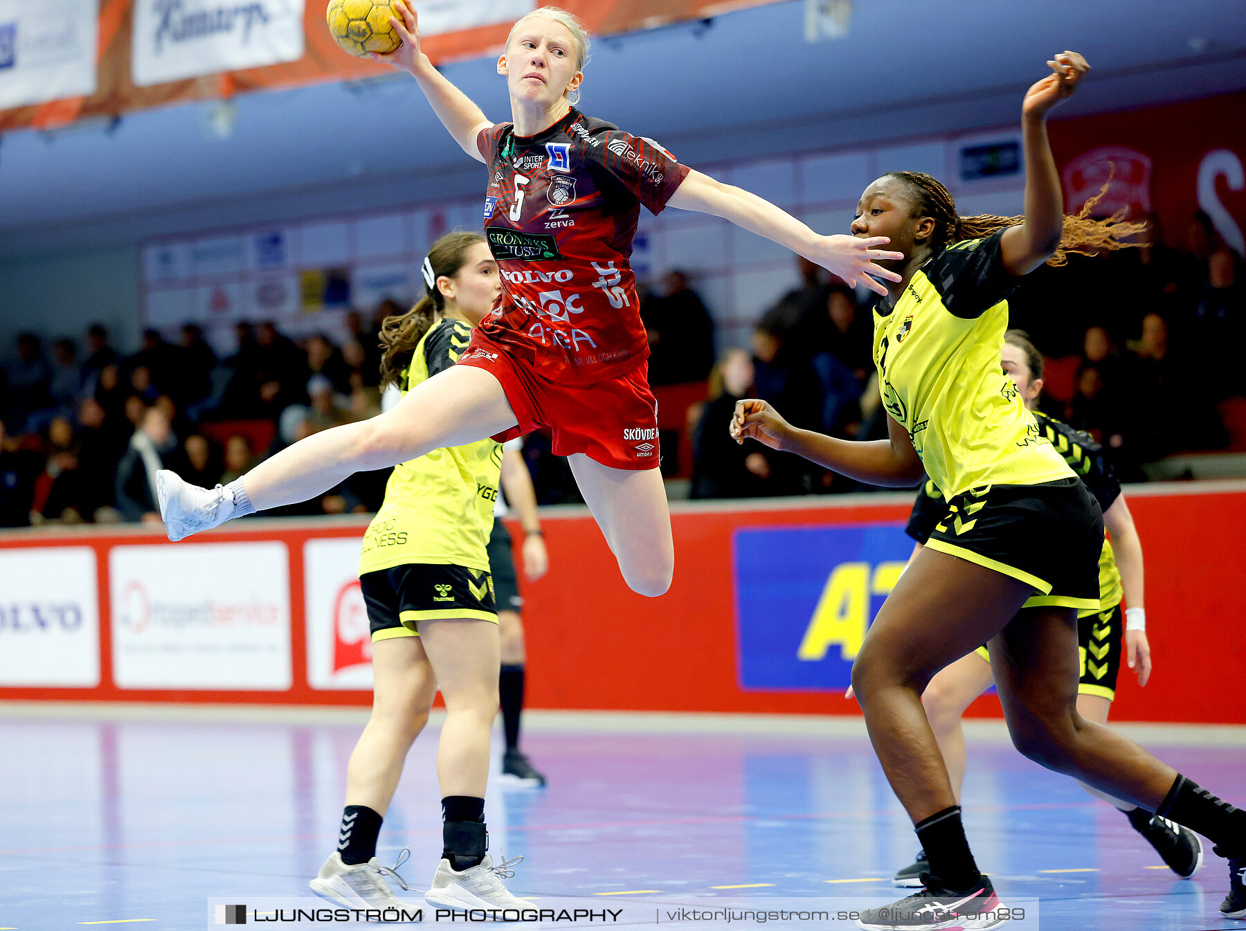 USM F18 Steg 4 Skövde HF-Kärra HF 13-23,dam,Skövde Idrottshall,Skövde,Sverige,Ungdoms-SM,Handboll,2024,332061