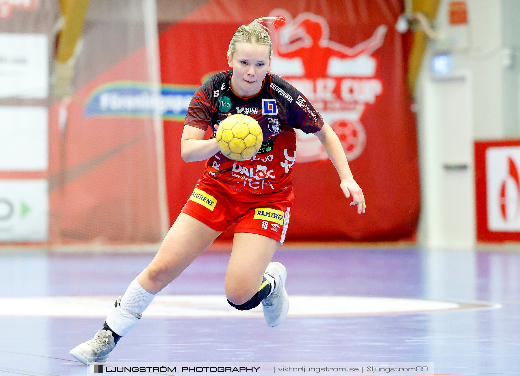 USM F18 Steg 4 Skövde HF-Kärra HF 13-23,dam,Skövde Idrottshall,Skövde,Sverige,Ungdoms-SM,Handboll,2024,332067