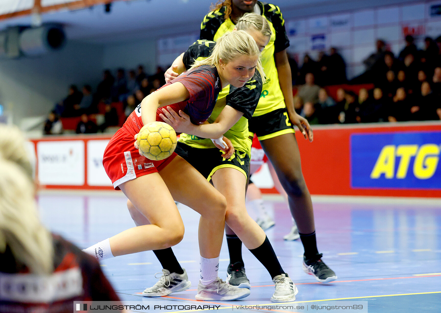 USM F18 Steg 4 Skövde HF-Kärra HF 13-23,dam,Skövde Idrottshall,Skövde,Sverige,Ungdoms-SM,Handboll,2024,332075
