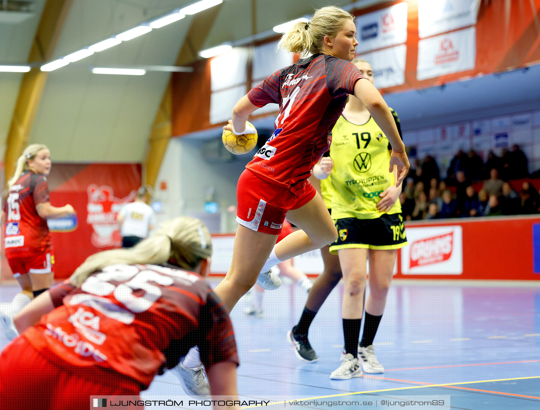 USM F18 Steg 4 Skövde HF-Kärra HF 13-23,dam,Skövde Idrottshall,Skövde,Sverige,Ungdoms-SM,Handboll,2024,332076
