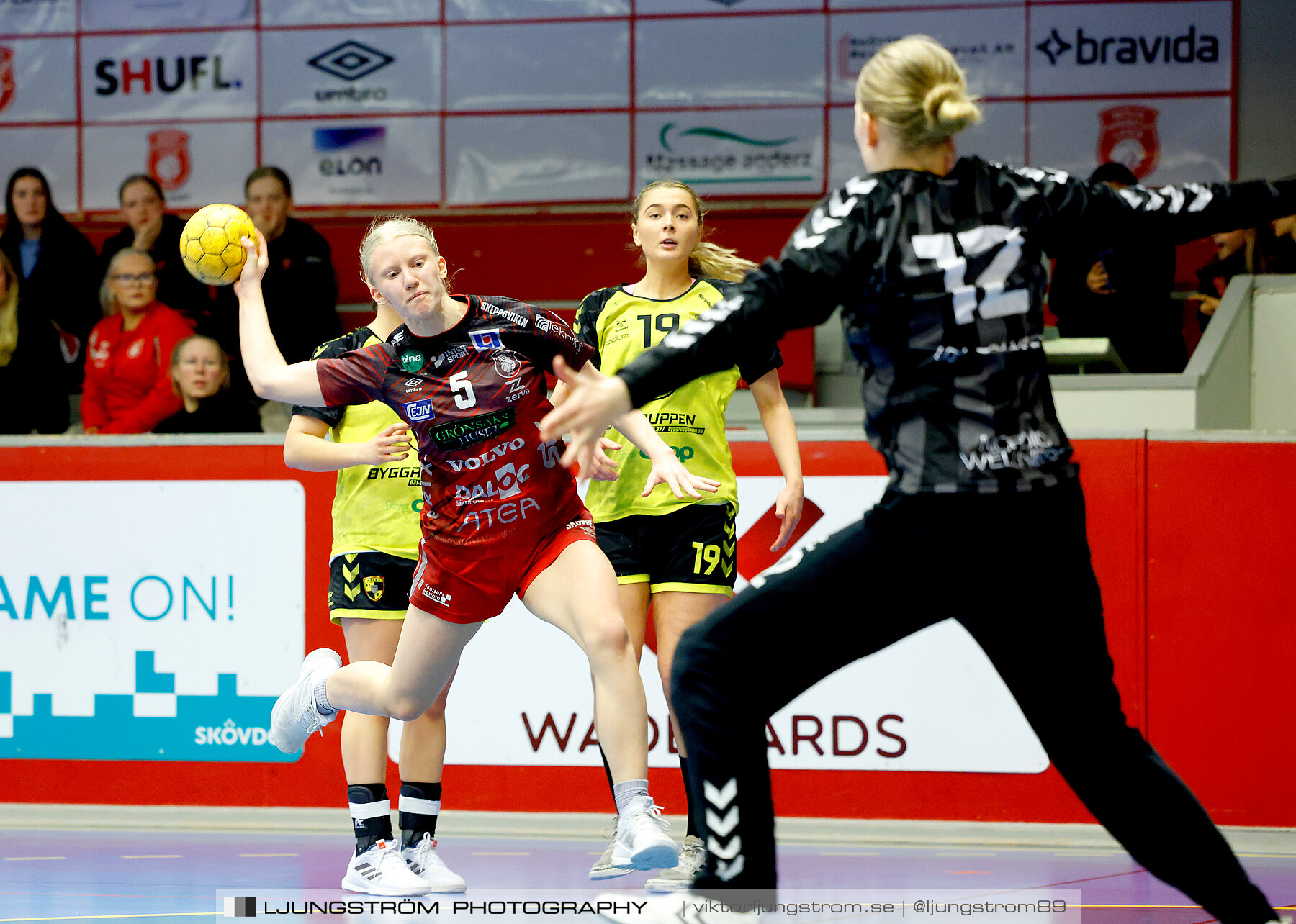 USM F18 Steg 4 Skövde HF-Kärra HF 13-23,dam,Skövde Idrottshall,Skövde,Sverige,Ungdoms-SM,Handboll,2024,332084