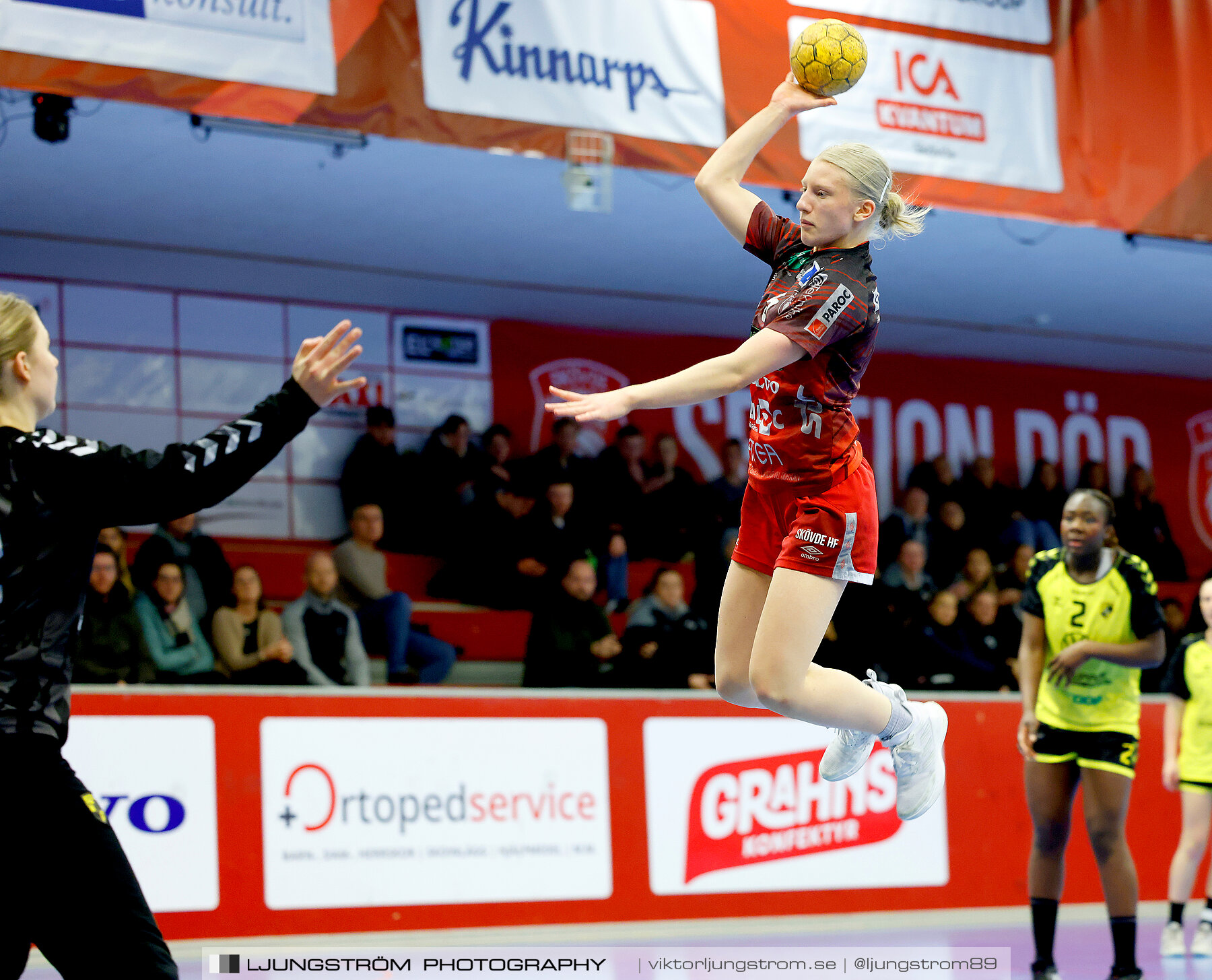 USM F18 Steg 4 Skövde HF-Kärra HF 13-23,dam,Skövde Idrottshall,Skövde,Sverige,Ungdoms-SM,Handboll,2024,332112