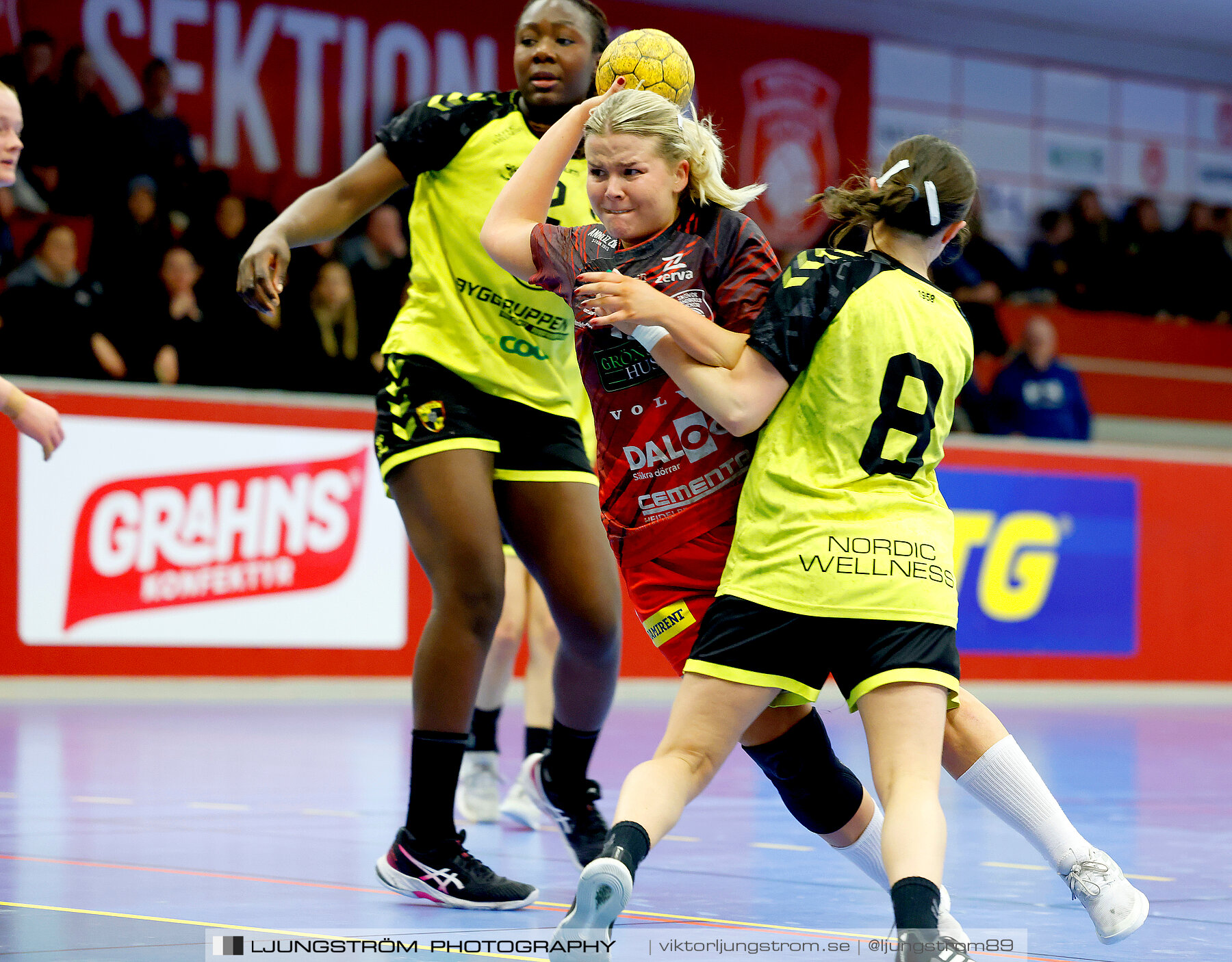 USM F18 Steg 4 Skövde HF-Kärra HF 13-23,dam,Skövde Idrottshall,Skövde,Sverige,Ungdoms-SM,Handboll,2024,332123