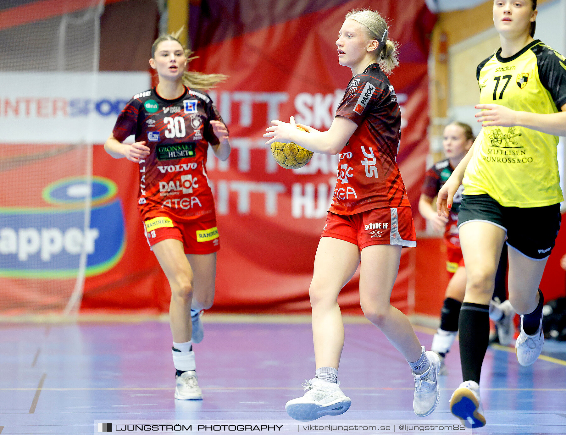 USM F18 Steg 4 Skövde HF-Kärra HF 13-23,dam,Skövde Idrottshall,Skövde,Sverige,Ungdoms-SM,Handboll,2024,332130