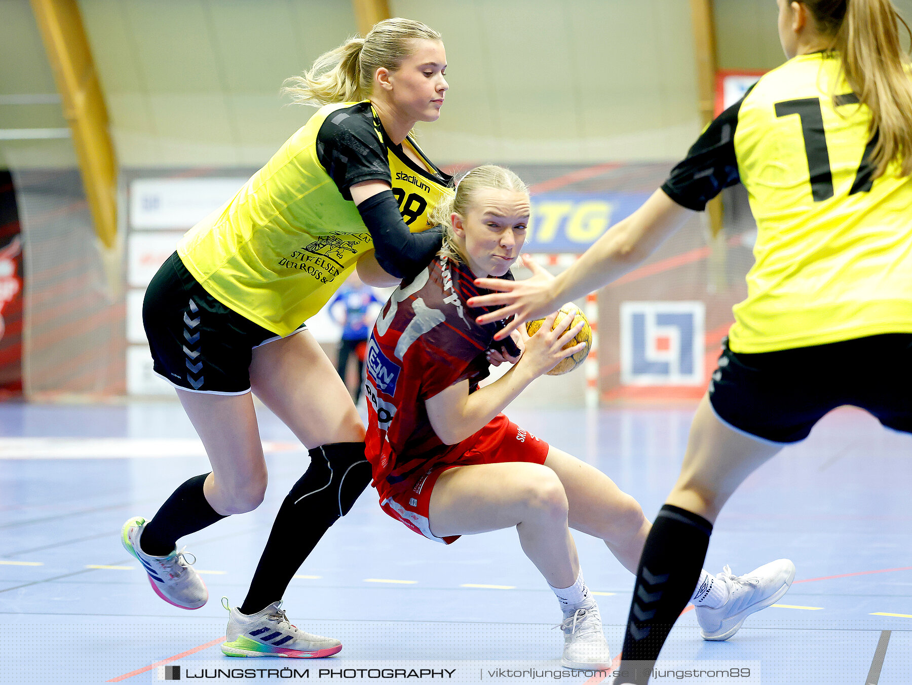 USM F18 Steg 4 Skövde HF-Kärra HF 13-23,dam,Skövde Idrottshall,Skövde,Sverige,Ungdoms-SM,Handboll,2024,332141