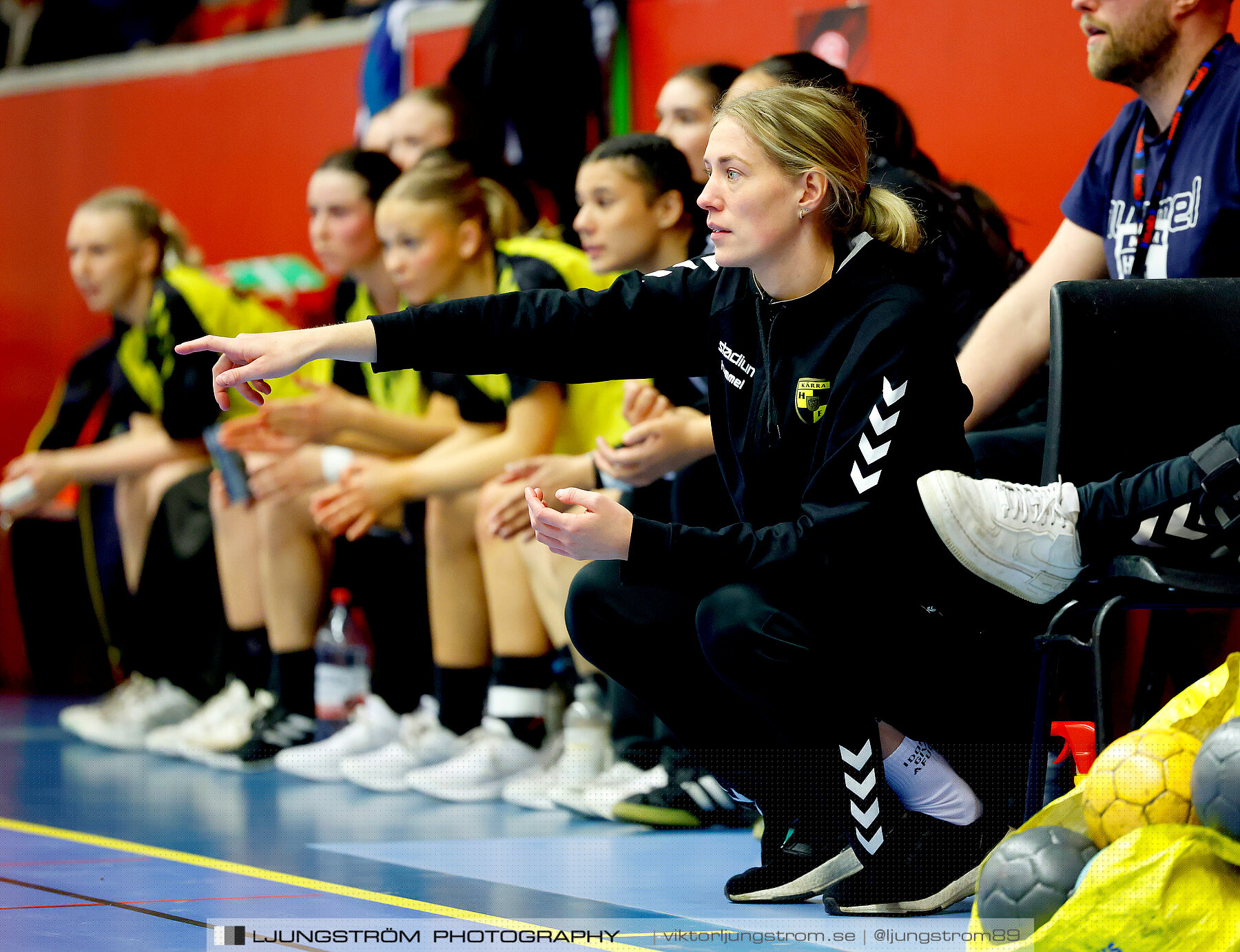 USM F18 Steg 4 Skövde HF-Kärra HF 13-23,dam,Skövde Idrottshall,Skövde,Sverige,Ungdoms-SM,Handboll,2024,332143