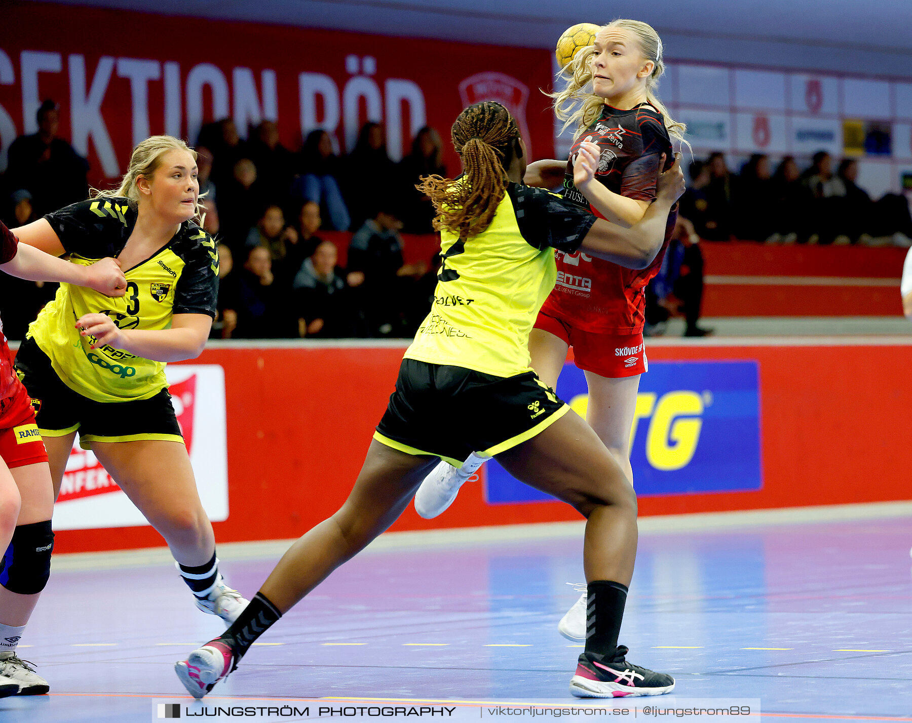 USM F18 Steg 4 Skövde HF-Kärra HF 13-23,dam,Skövde Idrottshall,Skövde,Sverige,Ungdoms-SM,Handboll,2024,332151