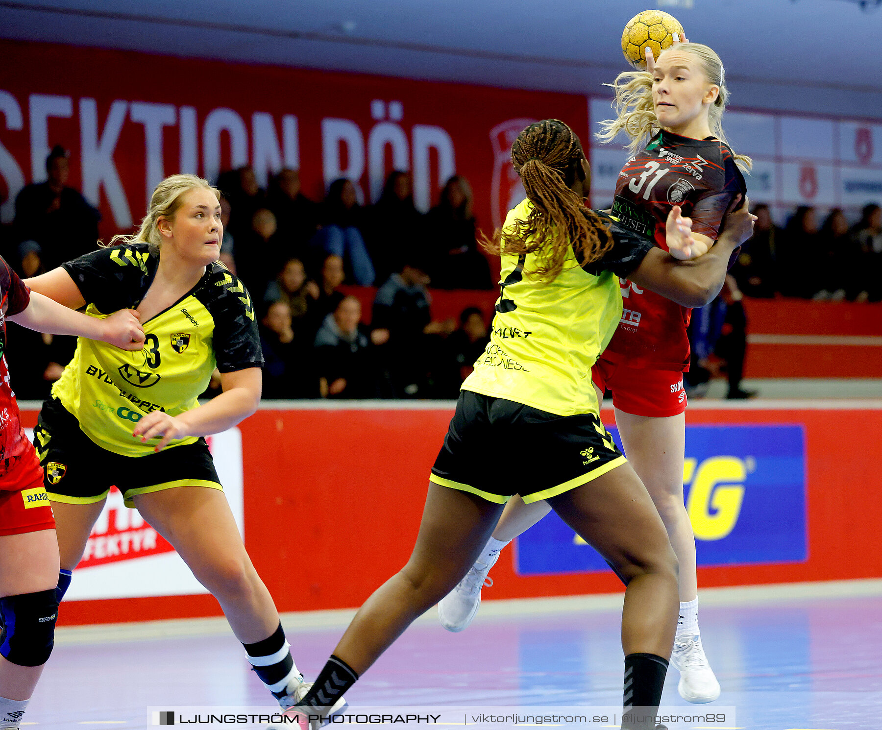 USM F18 Steg 4 Skövde HF-Kärra HF 13-23,dam,Skövde Idrottshall,Skövde,Sverige,Ungdoms-SM,Handboll,2024,332152