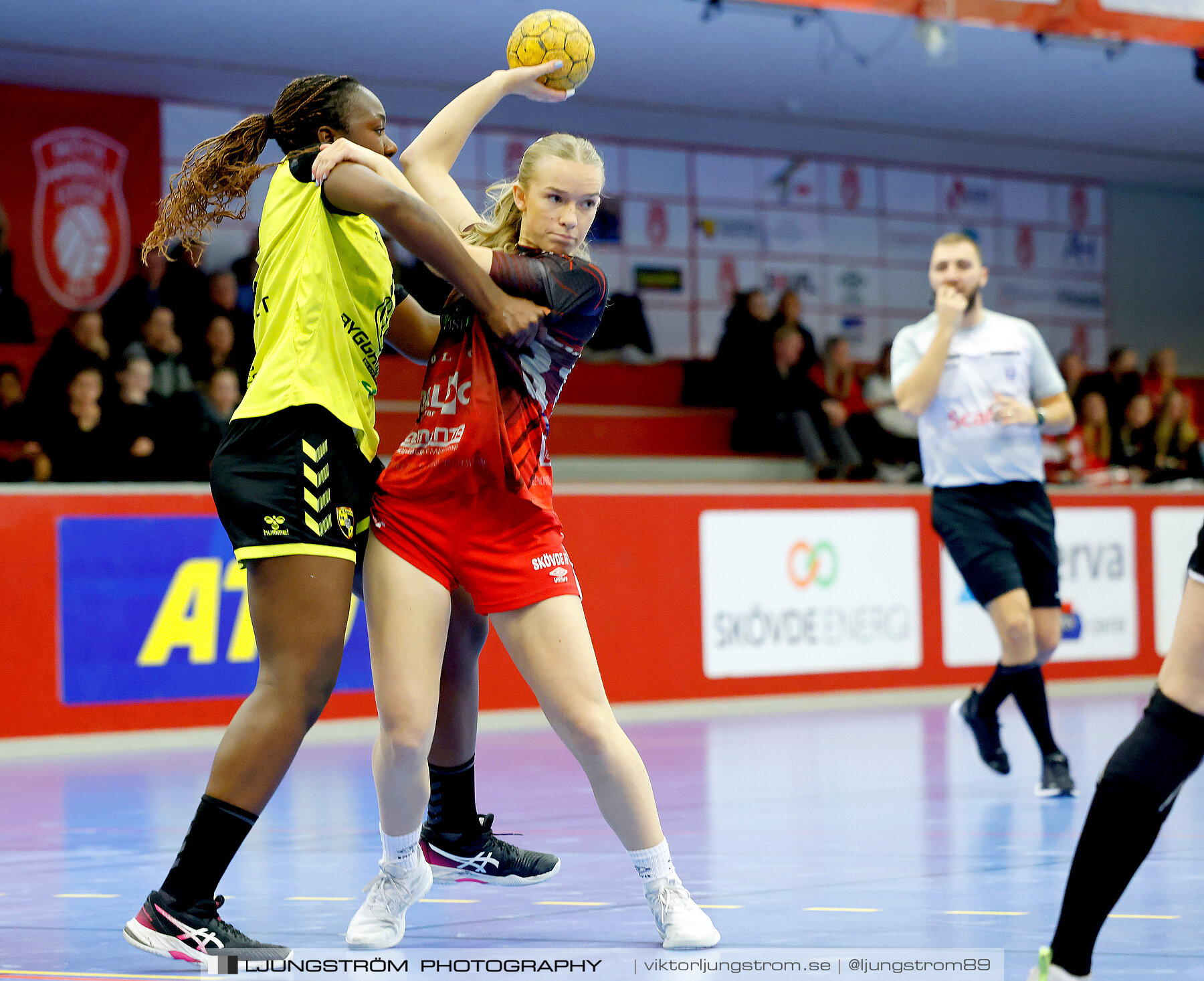 USM F18 Steg 4 Skövde HF-Kärra HF 13-23,dam,Skövde Idrottshall,Skövde,Sverige,Ungdoms-SM,Handboll,2024,332155
