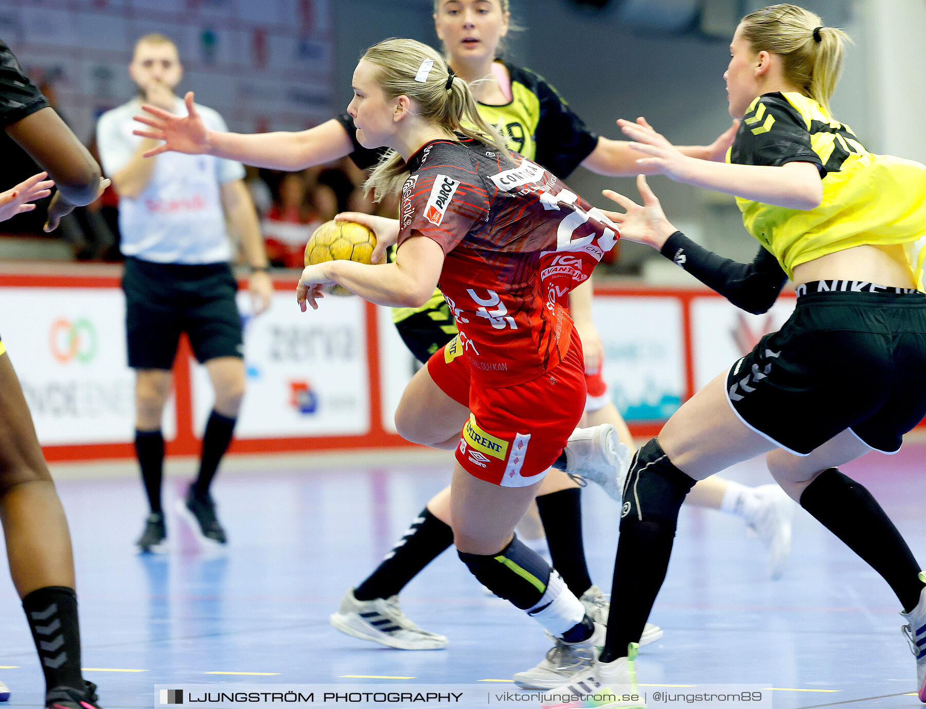 USM F18 Steg 4 Skövde HF-Kärra HF 13-23,dam,Skövde Idrottshall,Skövde,Sverige,Ungdoms-SM,Handboll,2024,332164