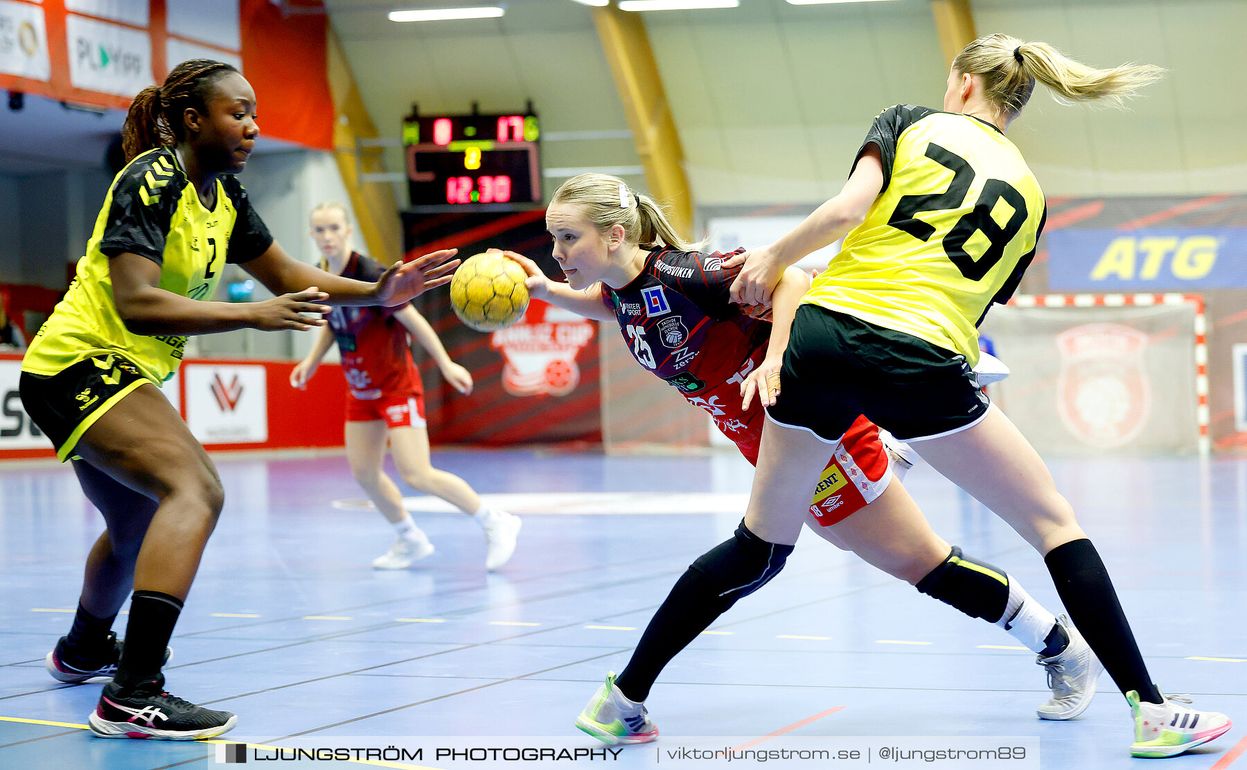 USM F18 Steg 4 Skövde HF-Kärra HF 13-23,dam,Skövde Idrottshall,Skövde,Sverige,Ungdoms-SM,Handboll,2024,332167