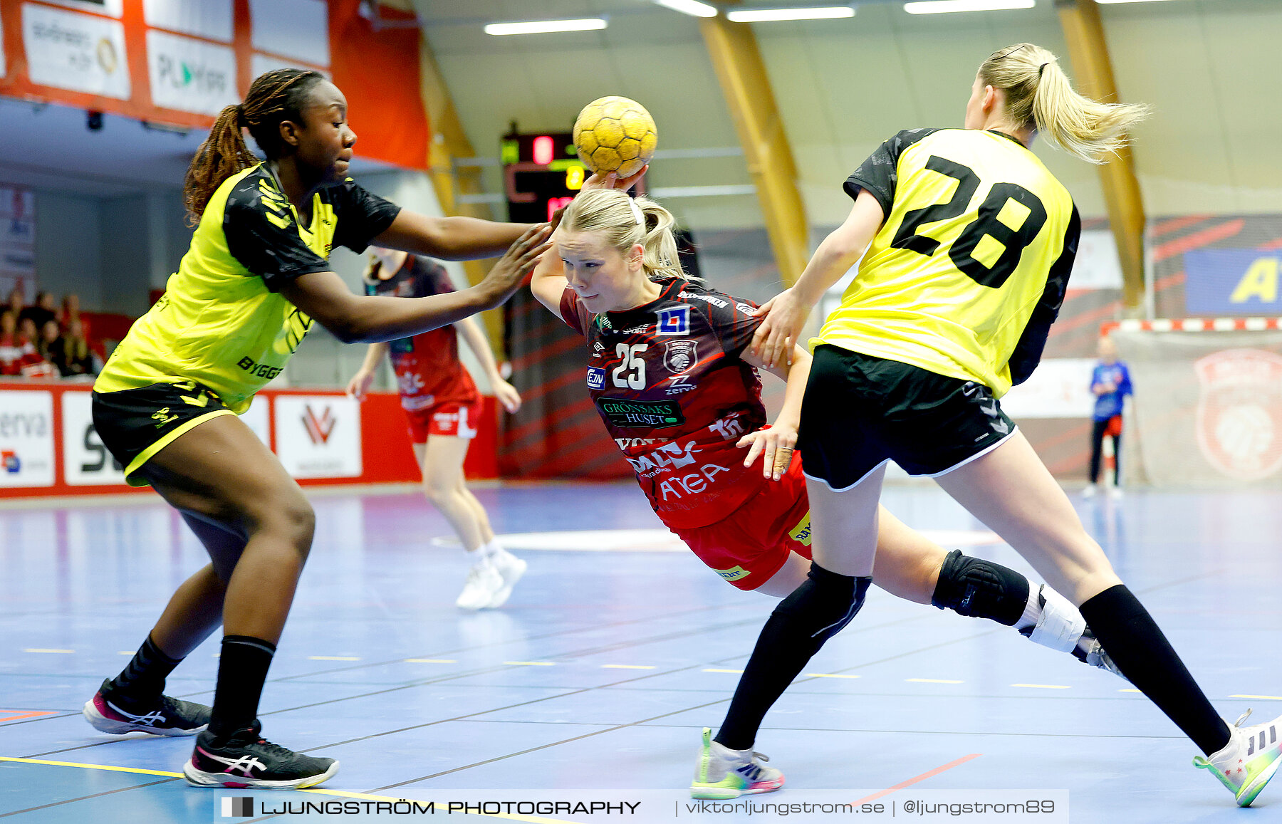 USM F18 Steg 4 Skövde HF-Kärra HF 13-23,dam,Skövde Idrottshall,Skövde,Sverige,Ungdoms-SM,Handboll,2024,332169