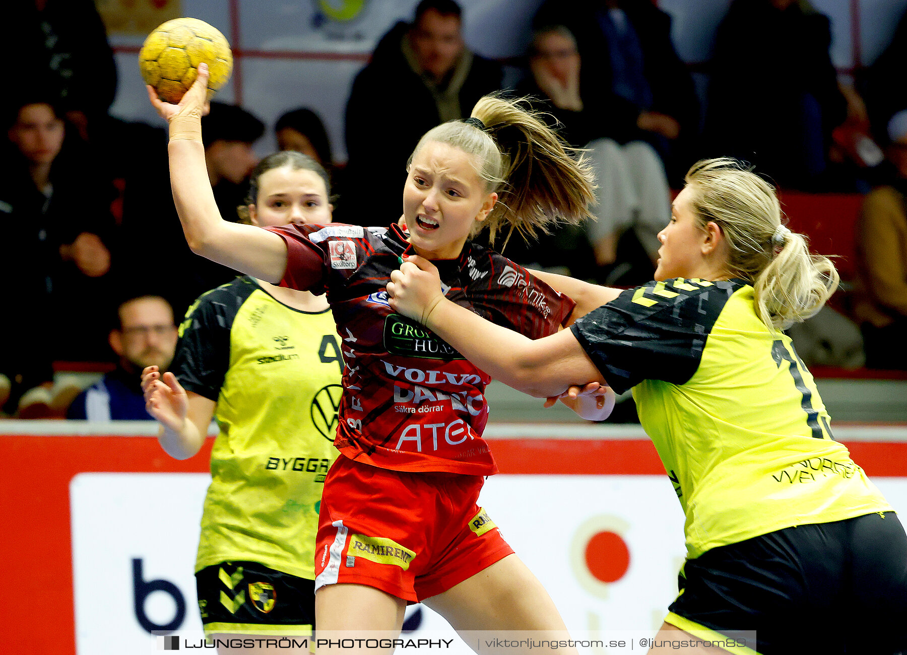 USM F18 Steg 4 Skövde HF-Kärra HF 13-23,dam,Skövde Idrottshall,Skövde,Sverige,Ungdoms-SM,Handboll,2024,332180